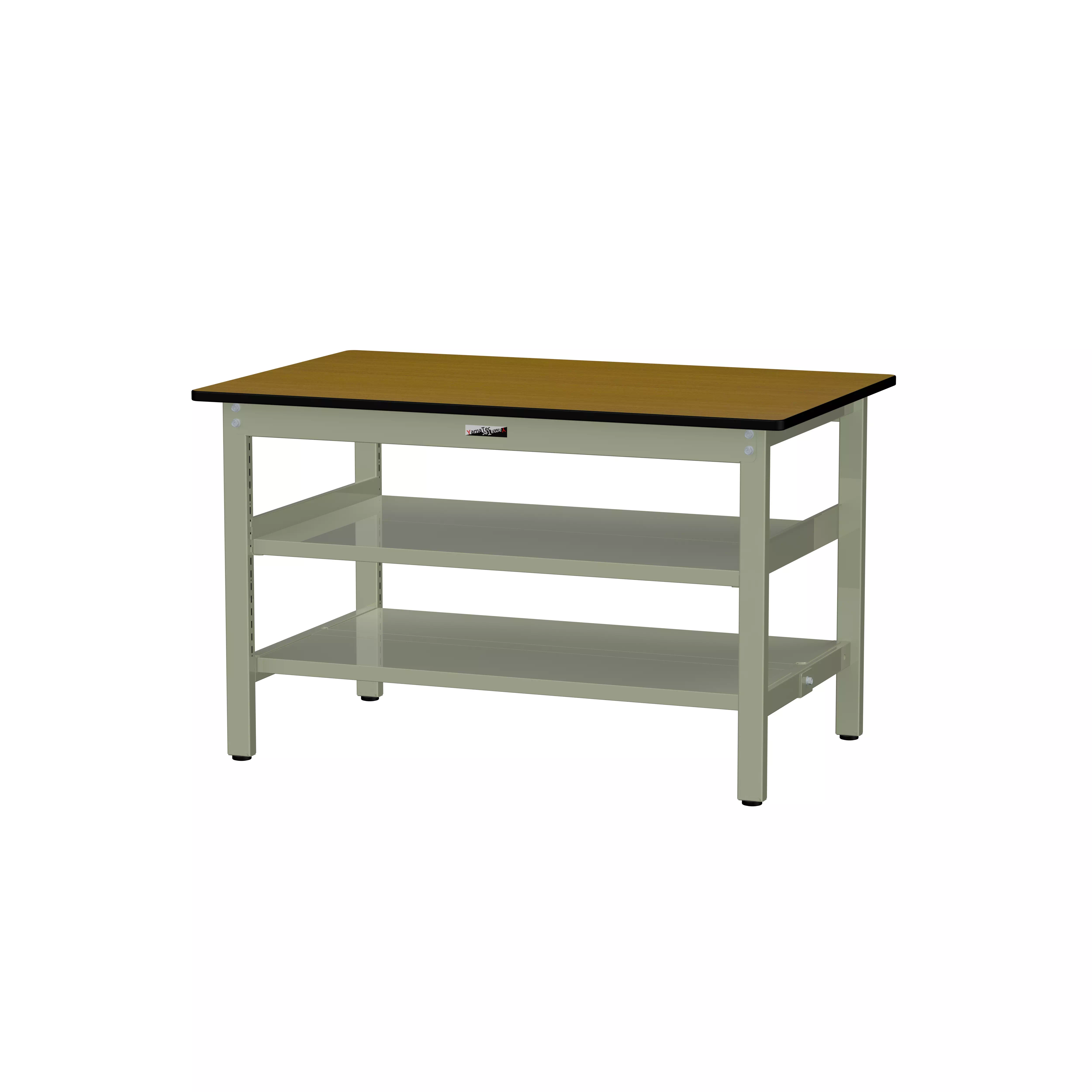 300シリーズ 固定式 中間棚付 H740mm（上下段全面棚板）