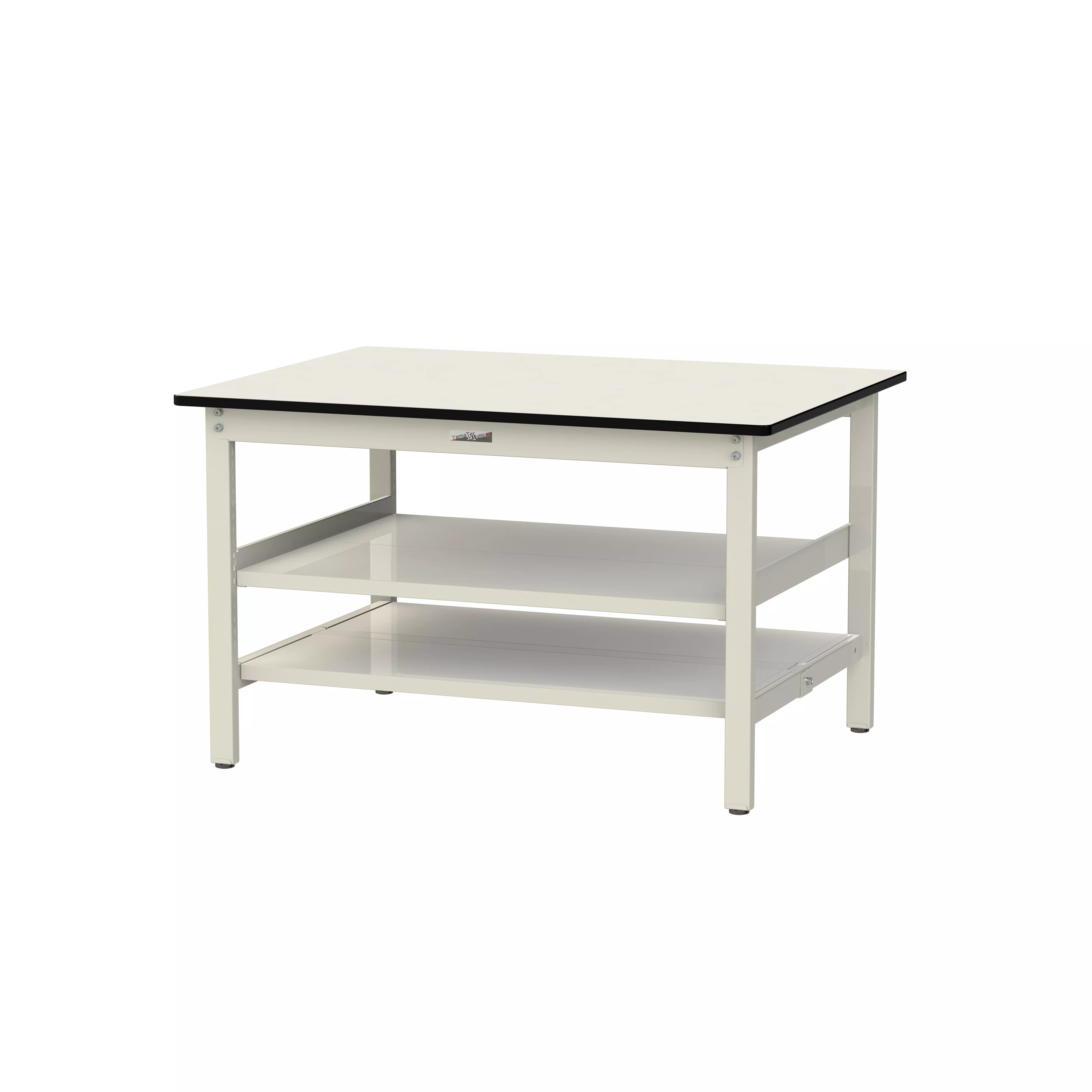 300シリーズ 固定式 中間棚付 H740mm（上下段全面棚板）