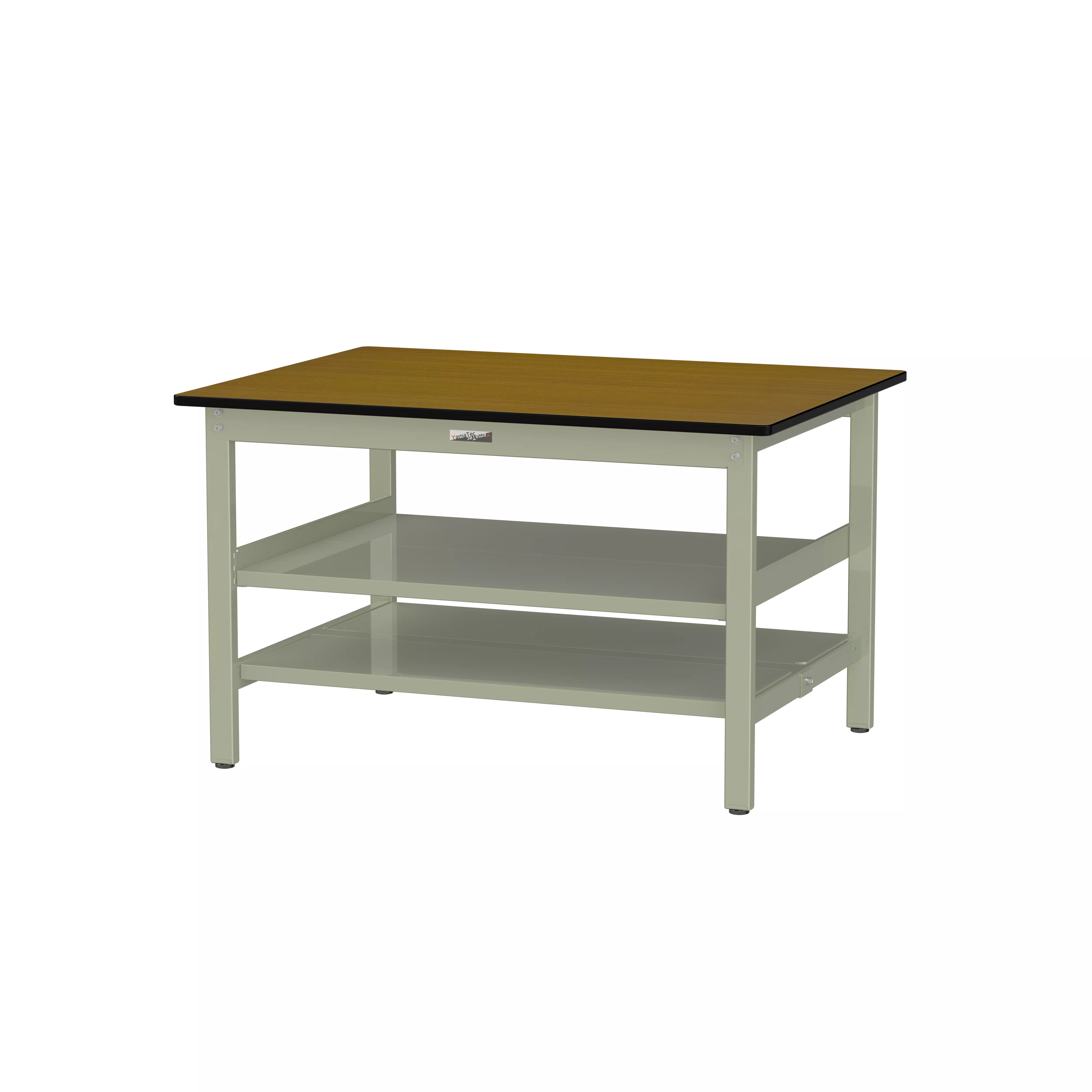 300シリーズ 固定式 中間棚付 H740mm(上下段全面棚板)