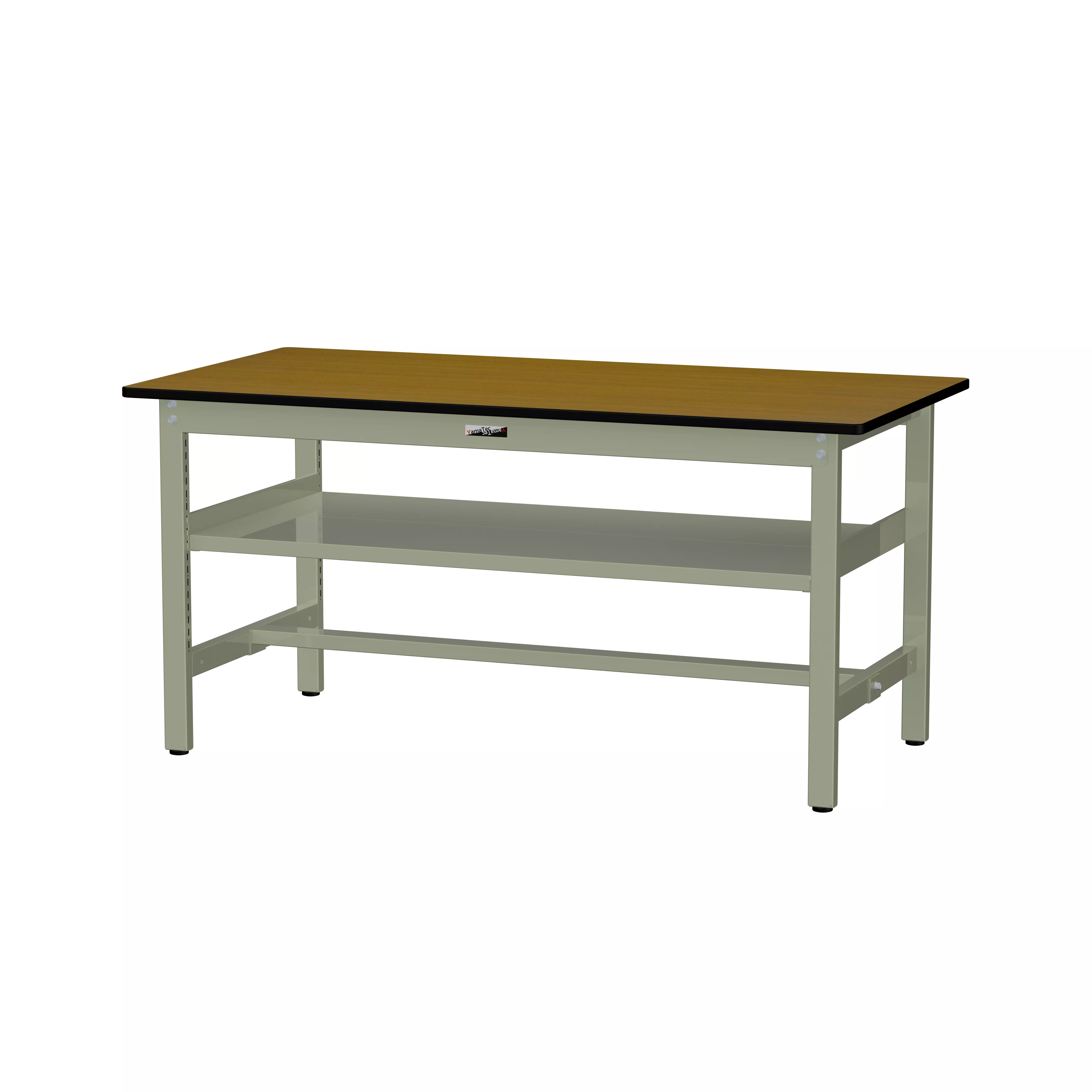 300シリーズ 固定式 中間棚付 H740mm(上段全面棚板)