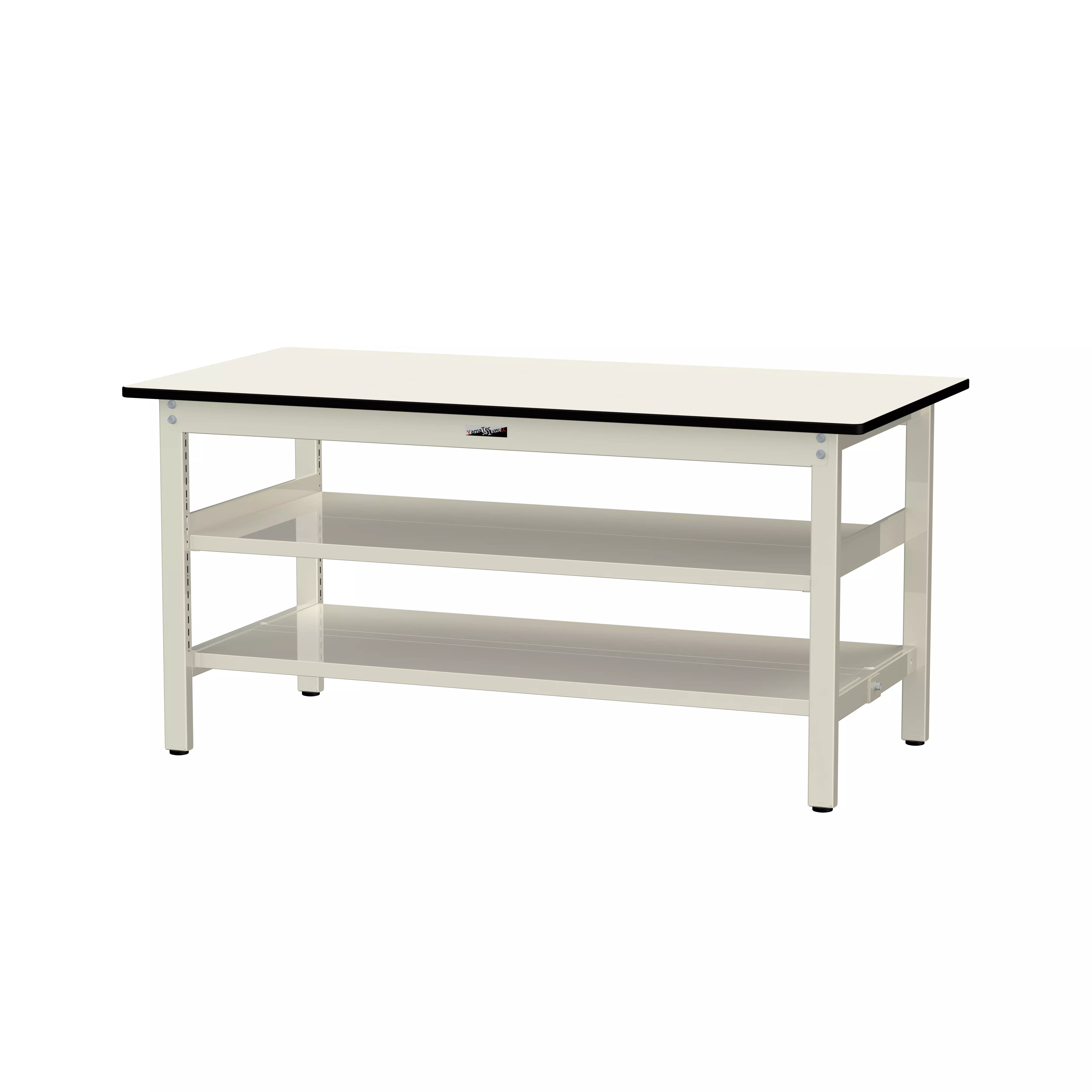 300シリーズ 固定式 中間棚付 H740mm（上下段全面棚板）