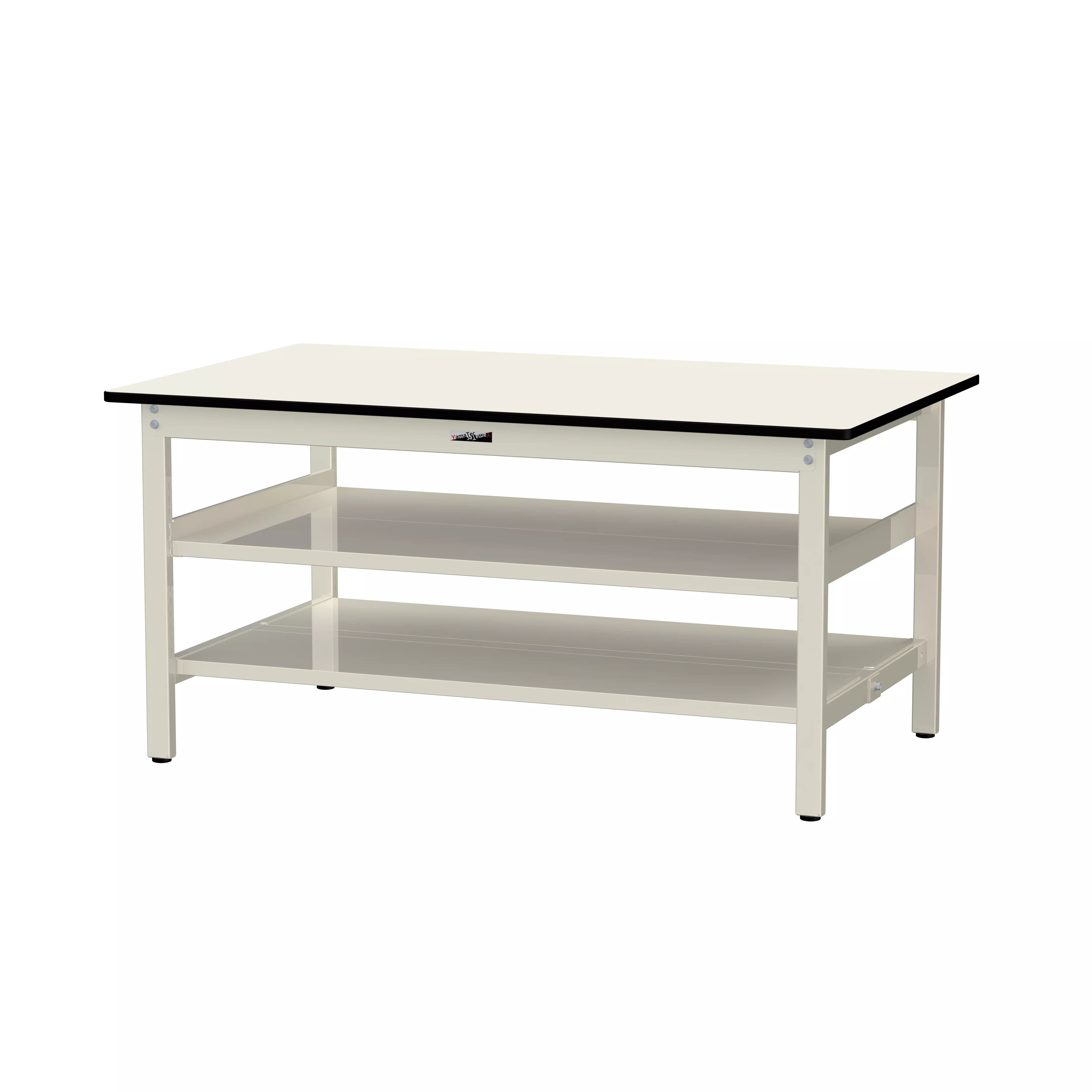 300シリーズ 固定式 中間棚付 H740mm(上下段全面棚板)