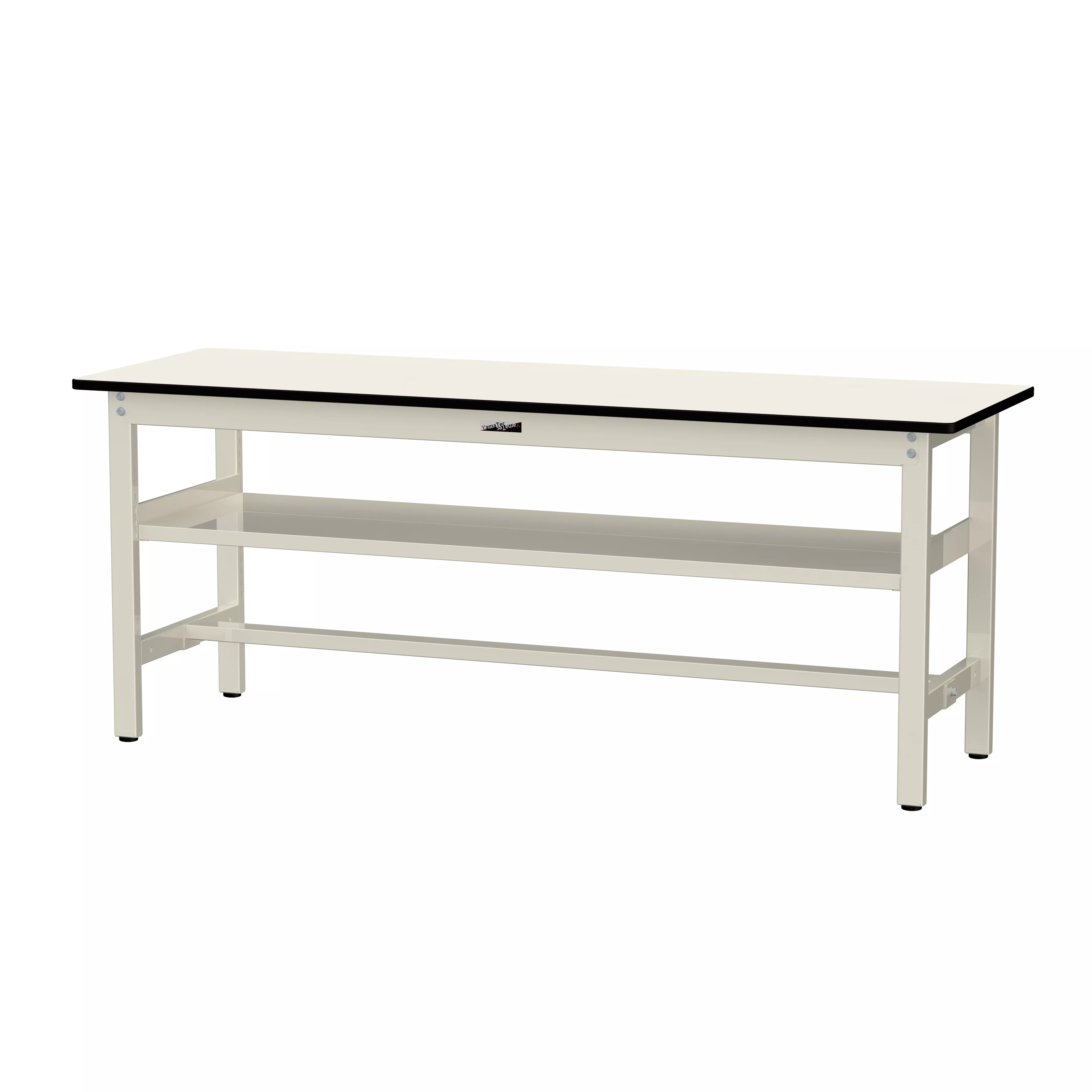 300シリーズ 固定式 中間棚付 H740mm（上段全面棚板）