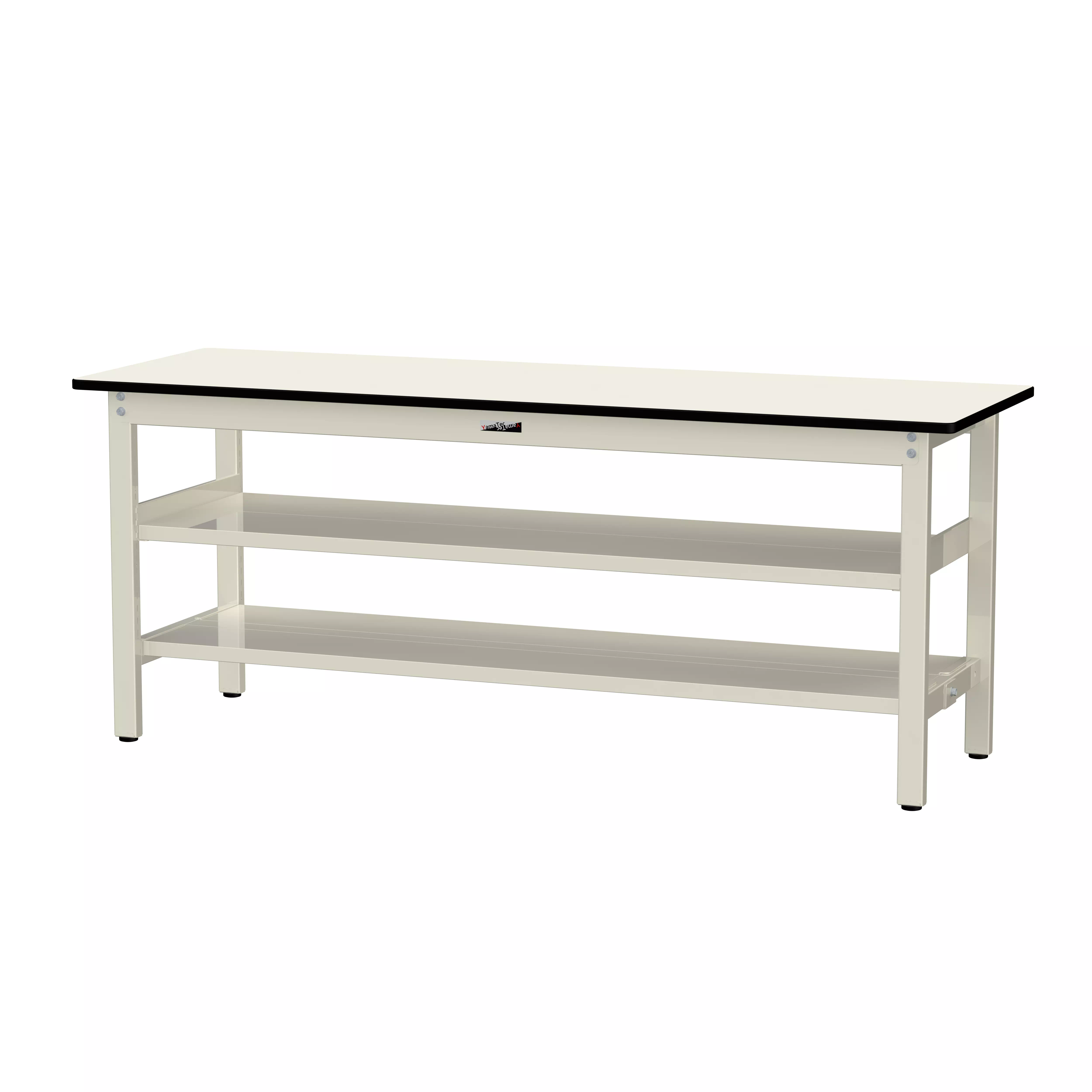 300シリーズ 固定式 中間棚付 H740mm（上下段全面棚板）