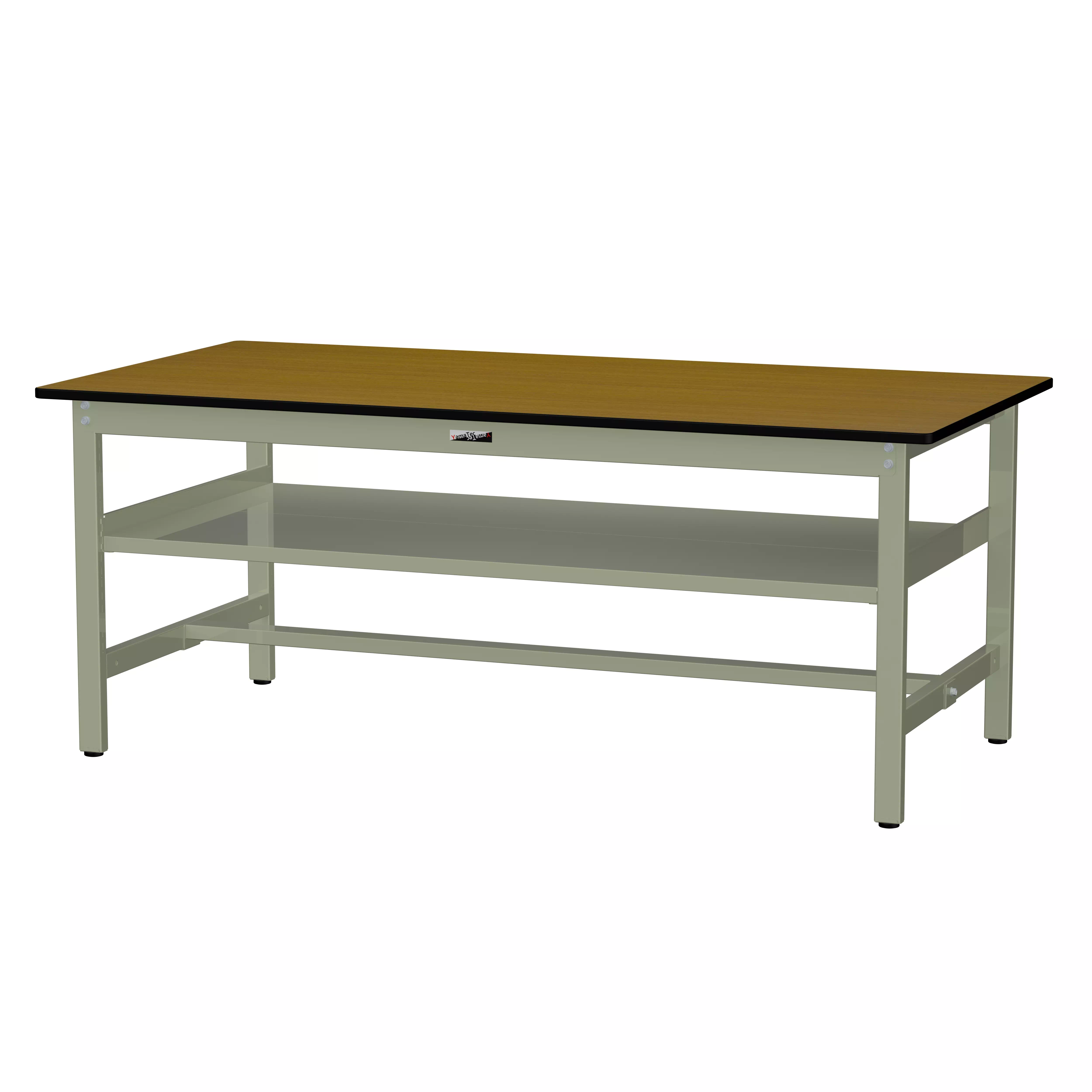 300シリーズ 固定式 中間棚付 H740mm(上段全面棚板)