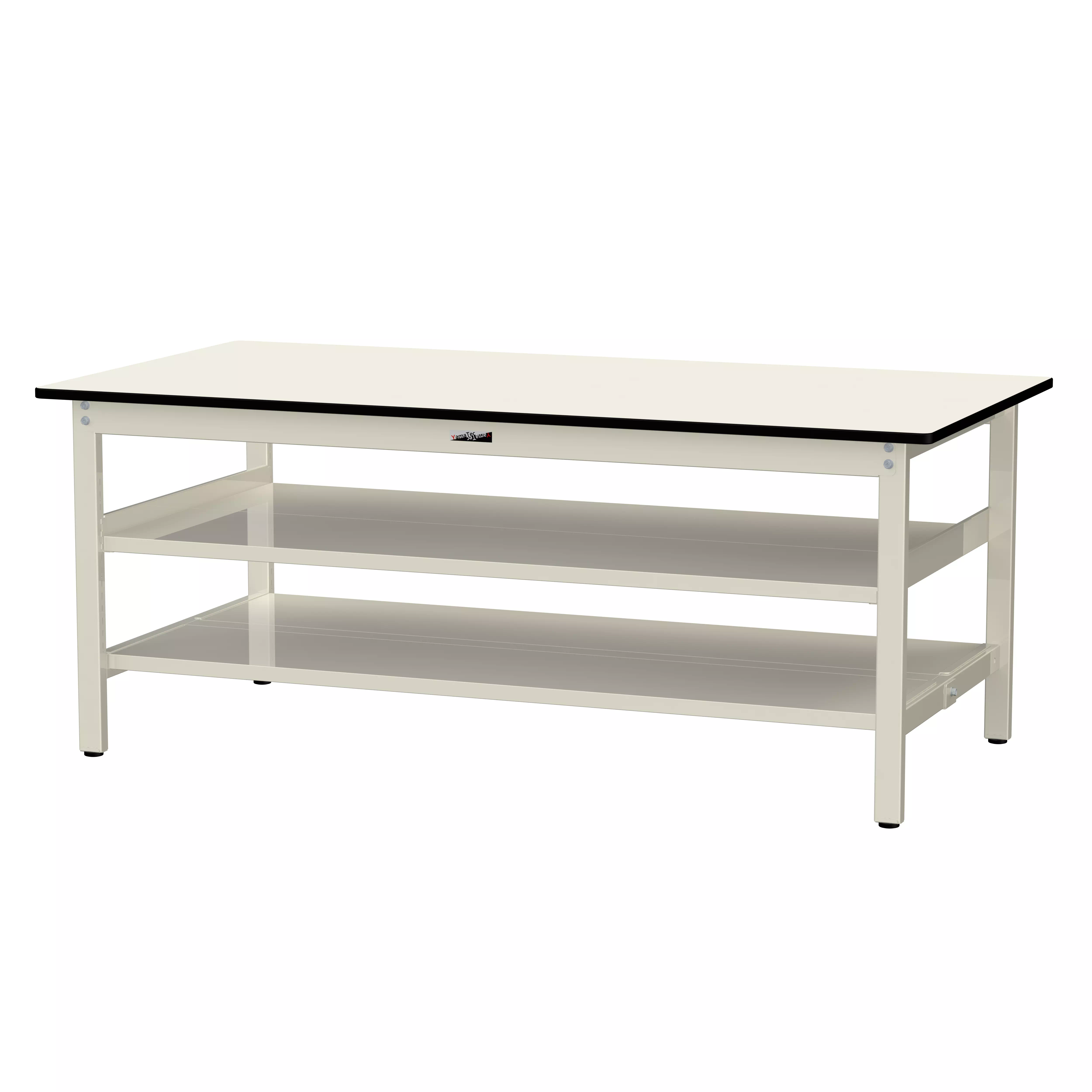 300シリーズ 固定式 中間棚付 H740mm（上下段全面棚板）