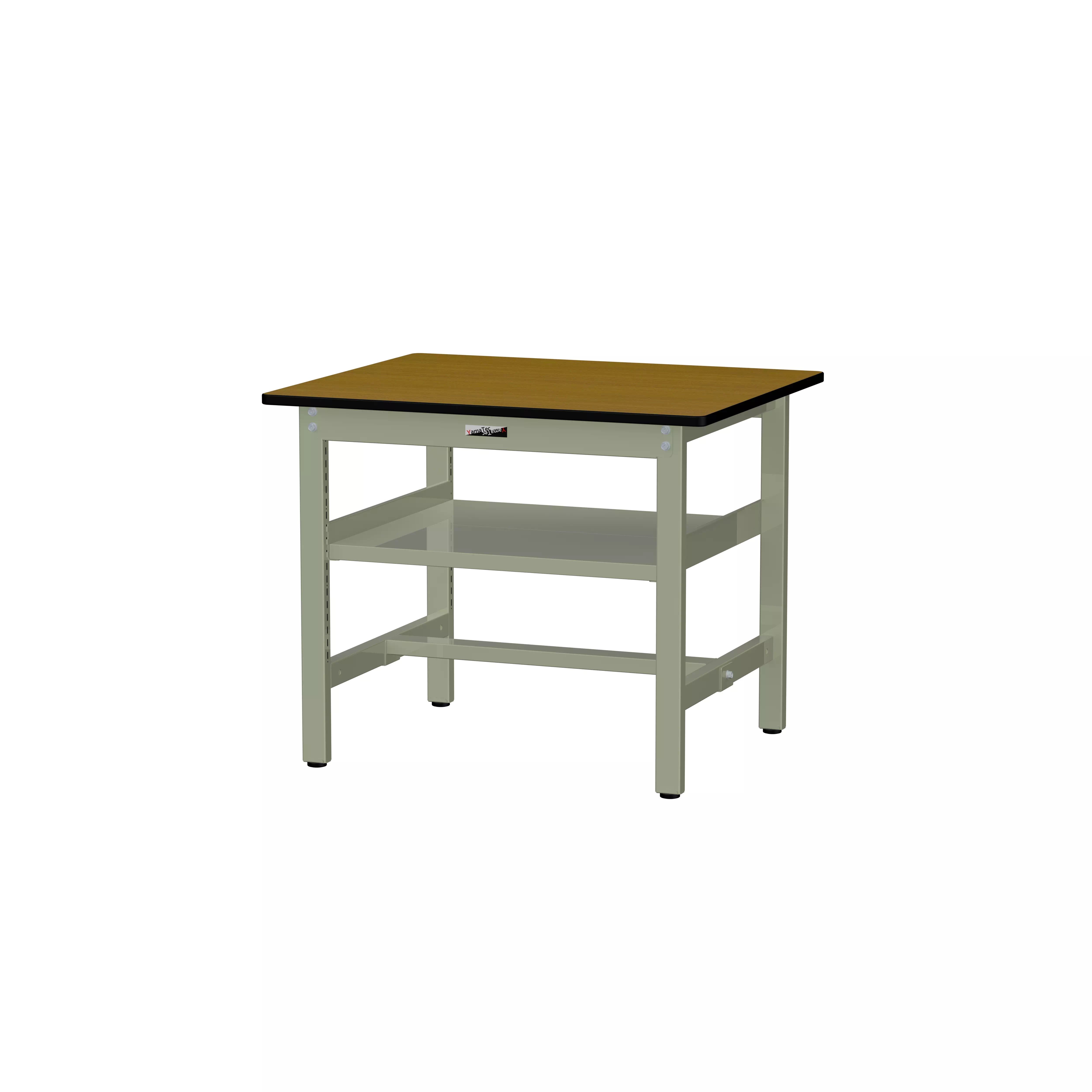 300シリーズ 固定式 中間棚付 H740mm（上段全面棚板）