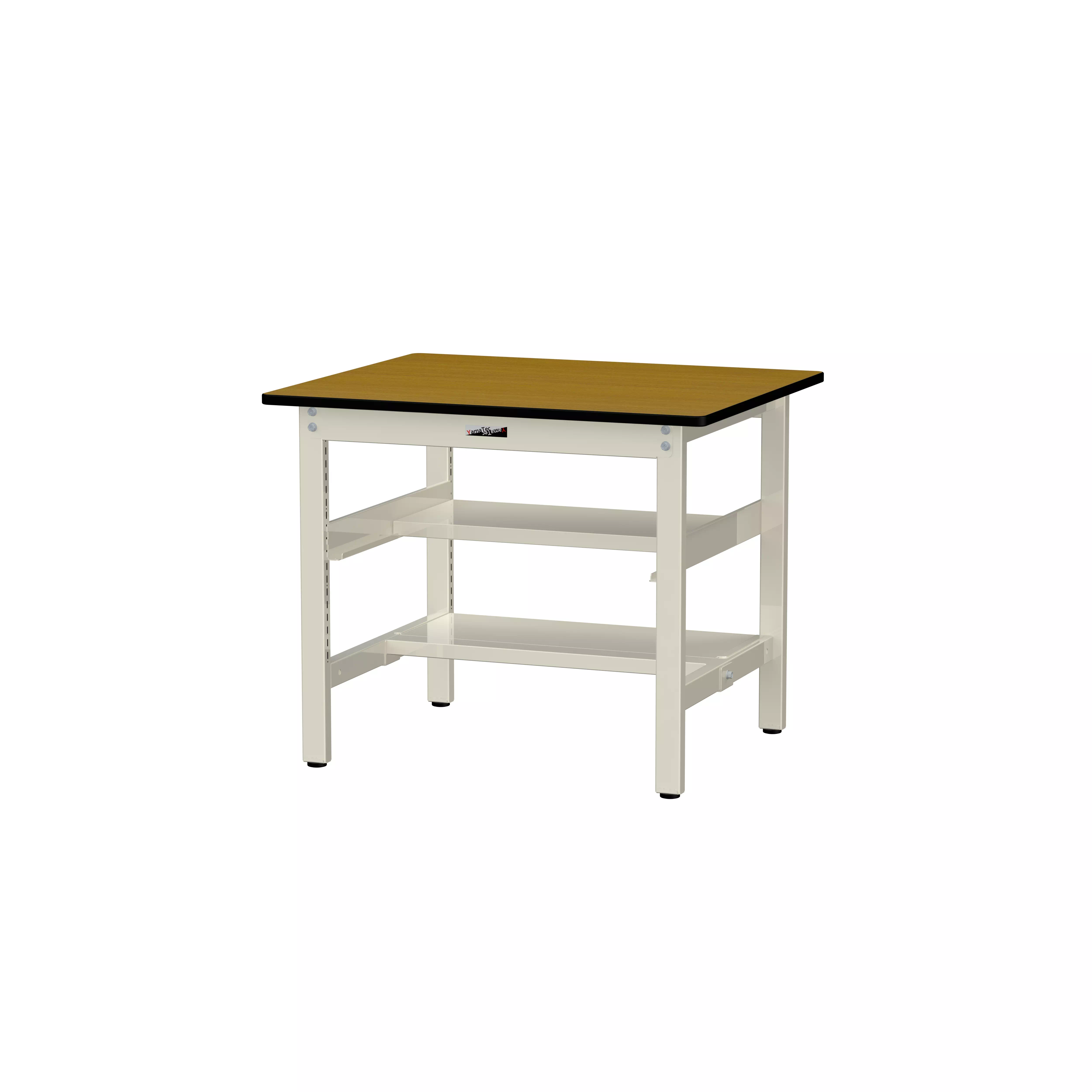 300シリーズ 固定式 中間棚付 H740mm（上下段半面棚板）