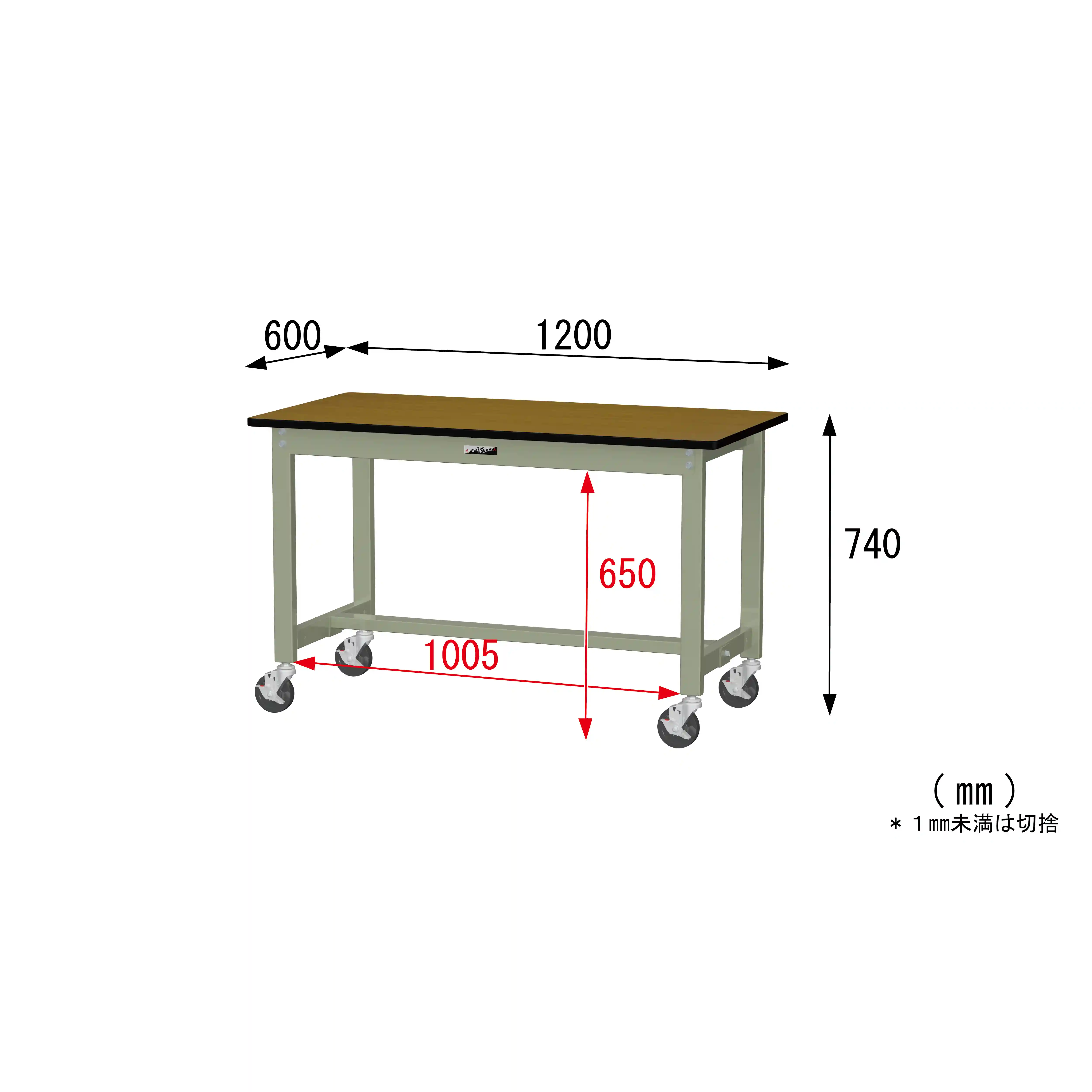 300シリーズ 移動式 H740mm