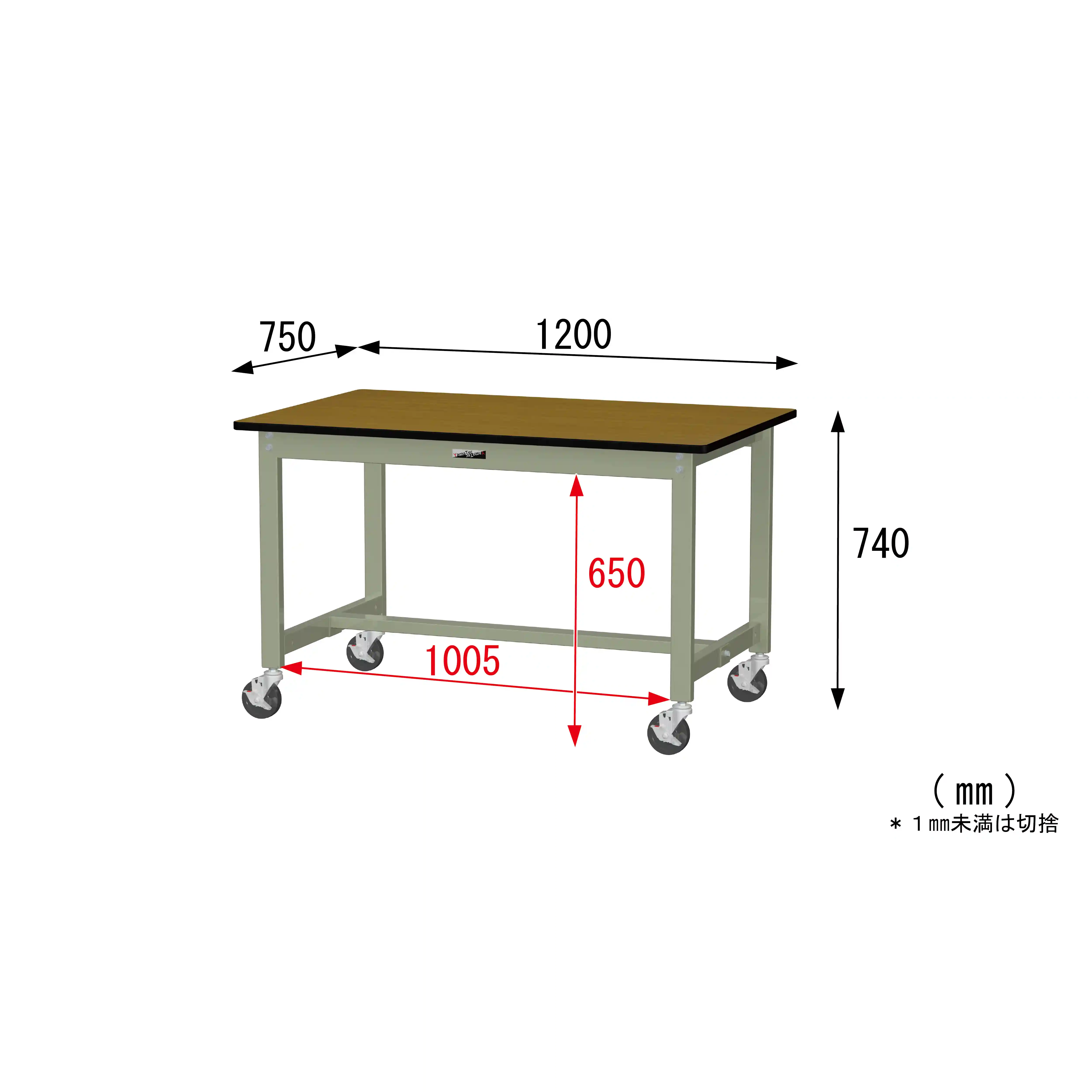 300シリーズ 移動式 H740mm