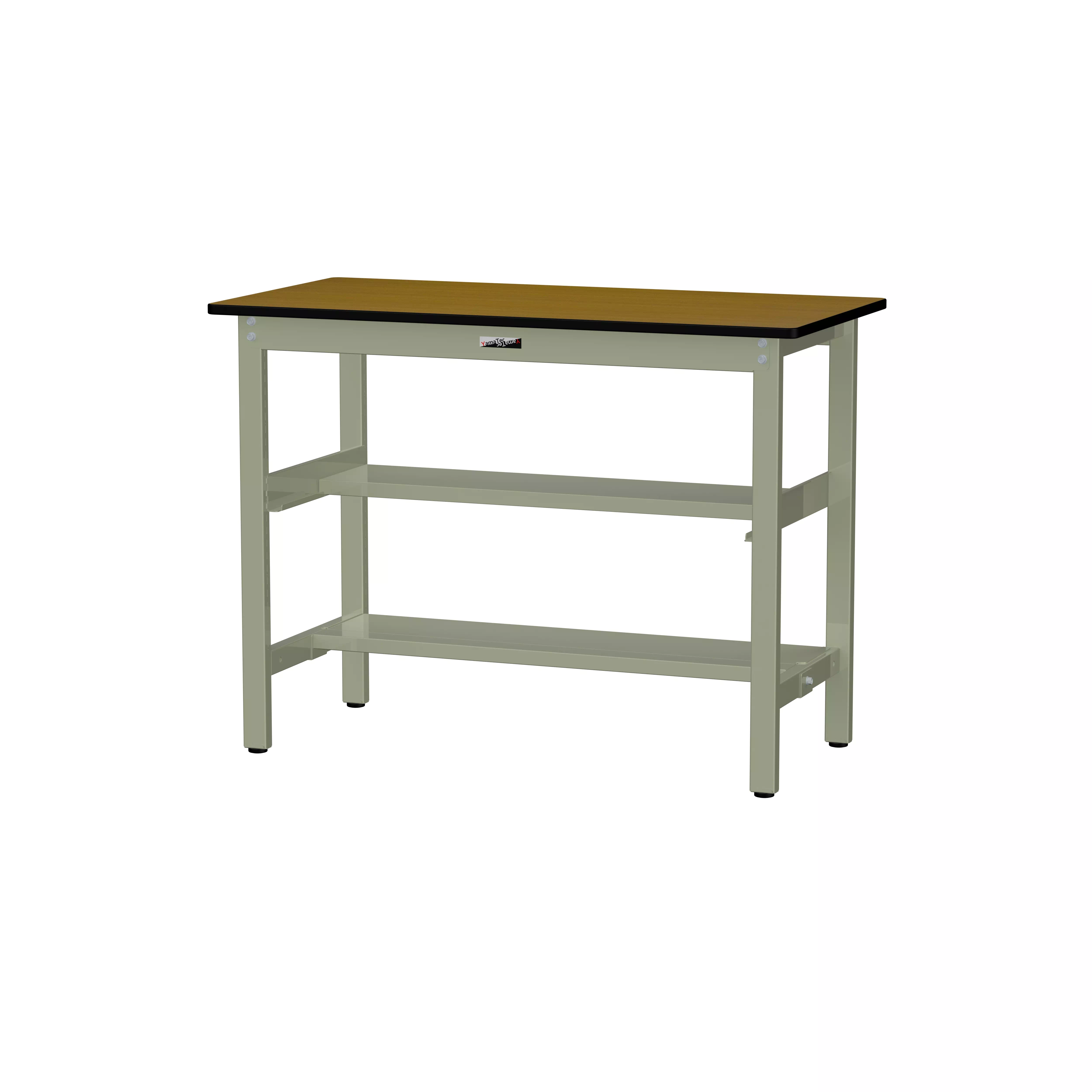 300シリーズ 固定式 中間棚付 H900mm（上下段半面棚板）