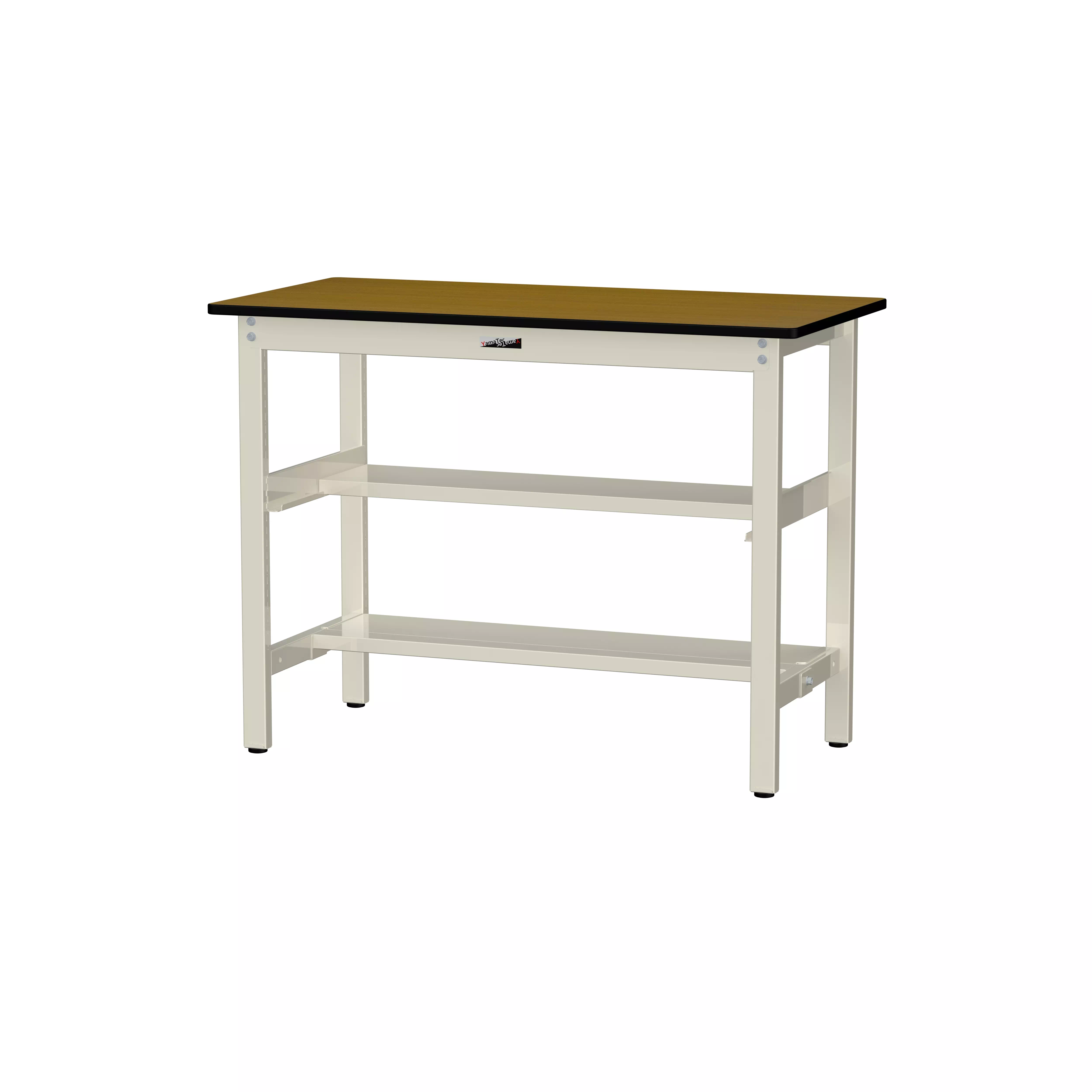 300シリーズ 固定式 中間棚付 H900mm（上下段半面棚板）