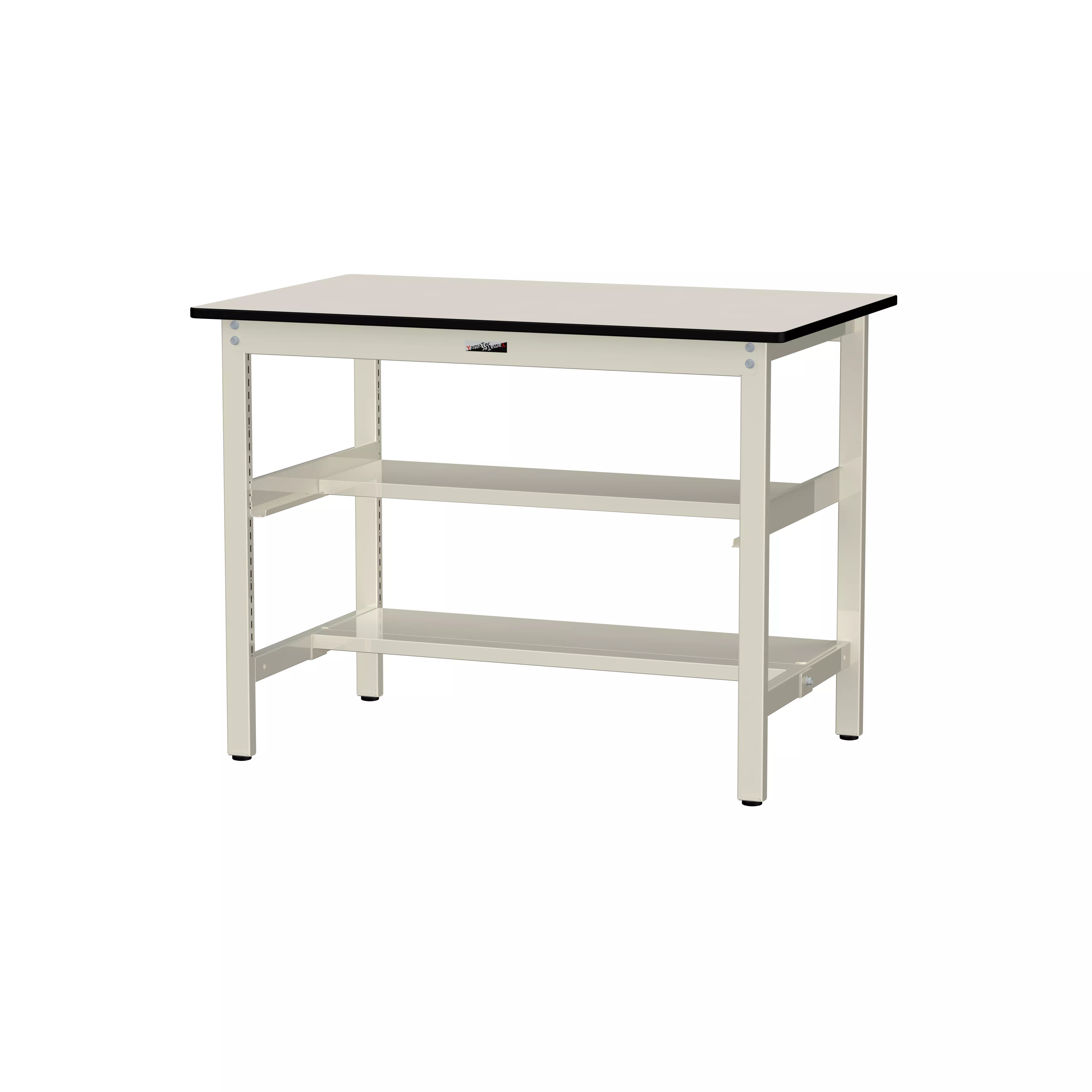 300シリーズ 固定式 中間棚付 H900mm（上下段半面棚板）