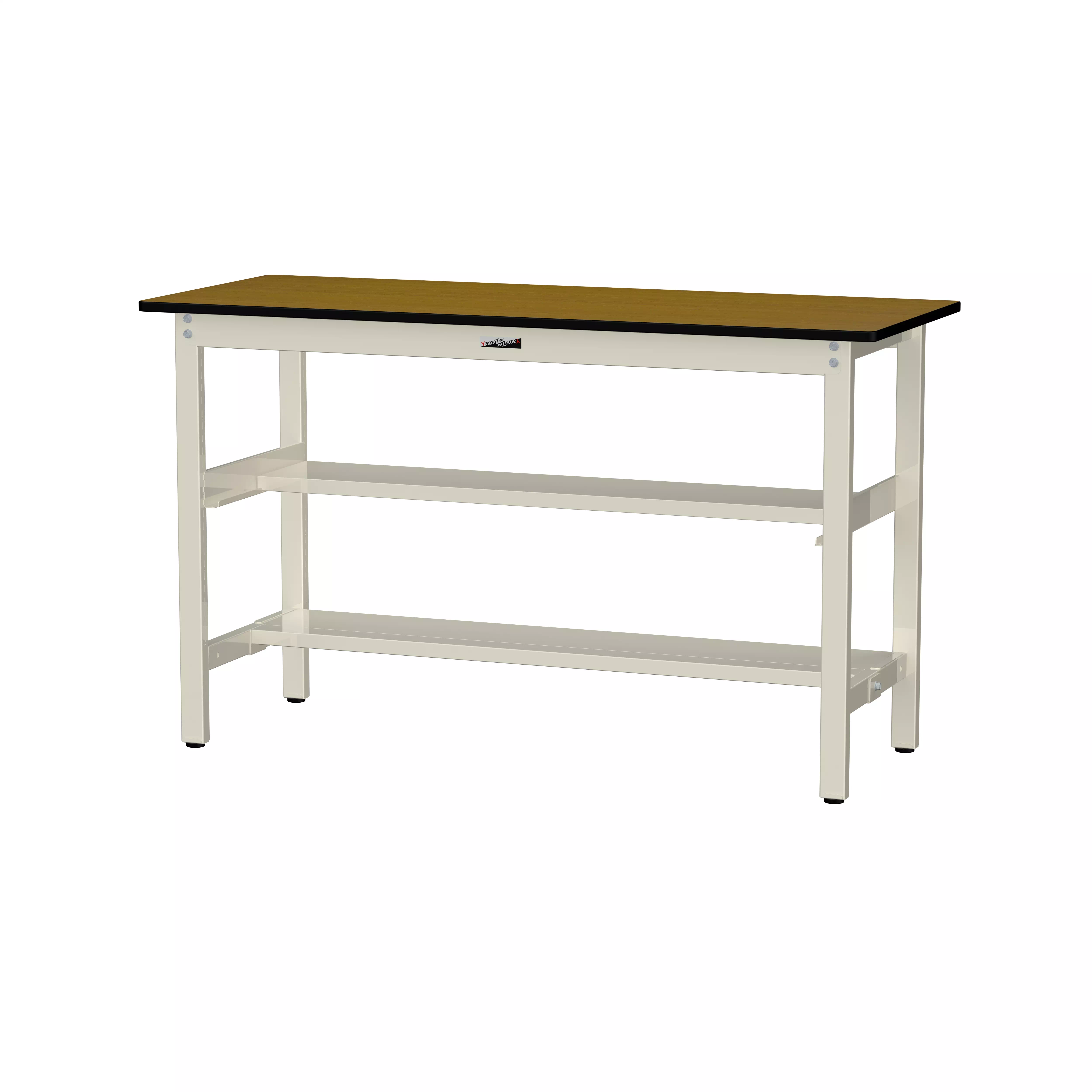 300シリーズ 固定式 中間棚付 H900mm（上下段半面棚板）