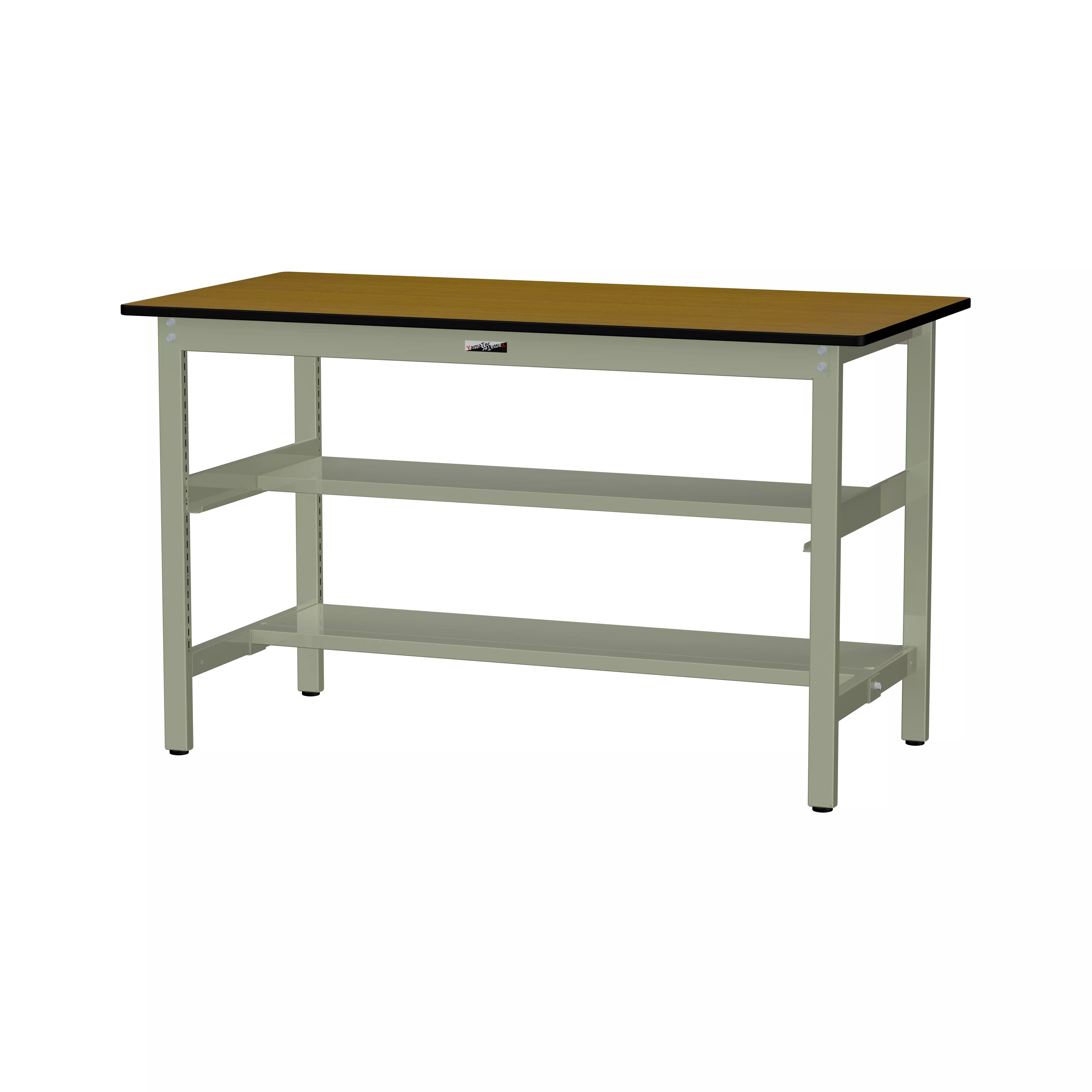 300シリーズ 固定式 中間棚付 H900mm(上下段半面棚板)