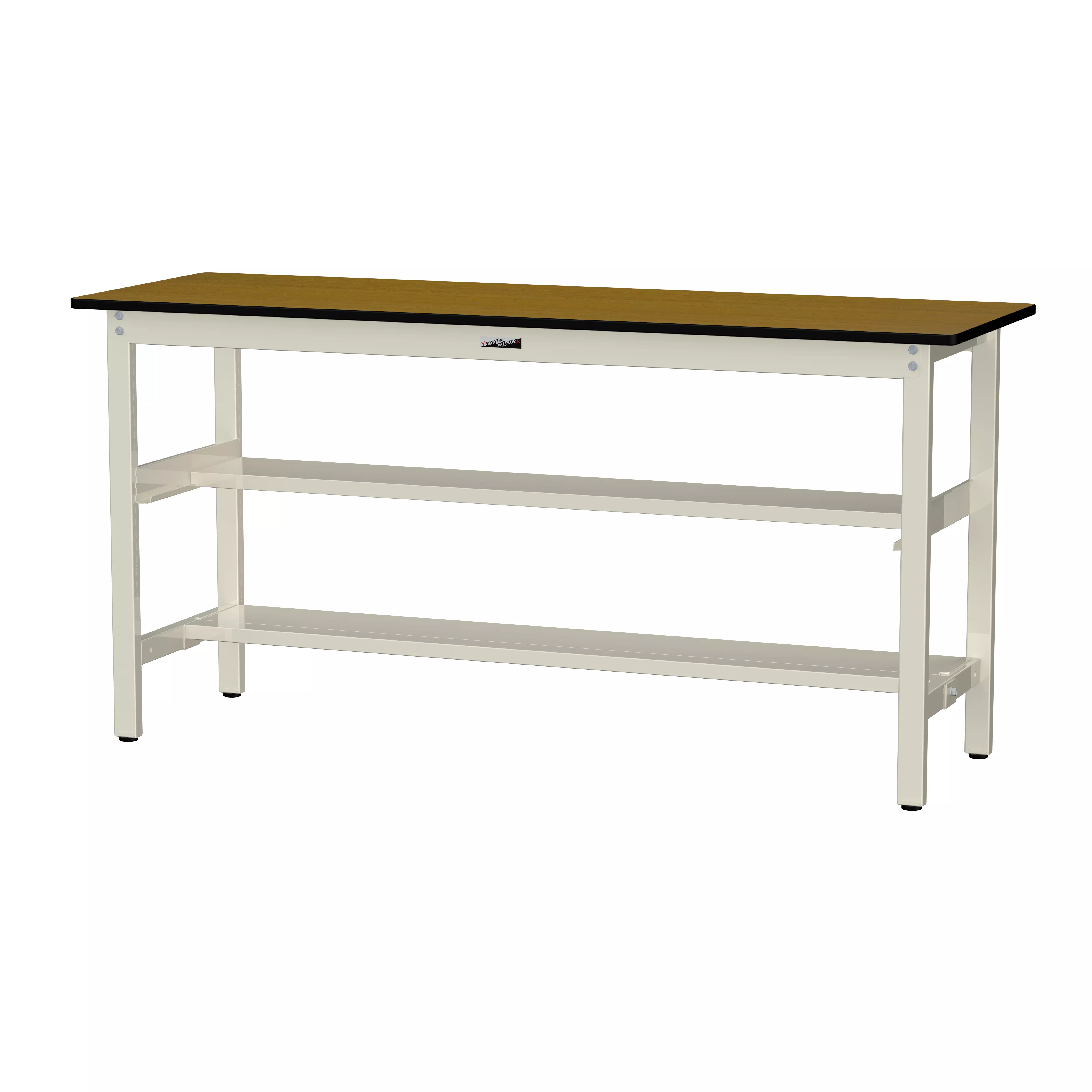 300シリーズ 固定式 中間棚付 H900mm（上下段半面棚板）