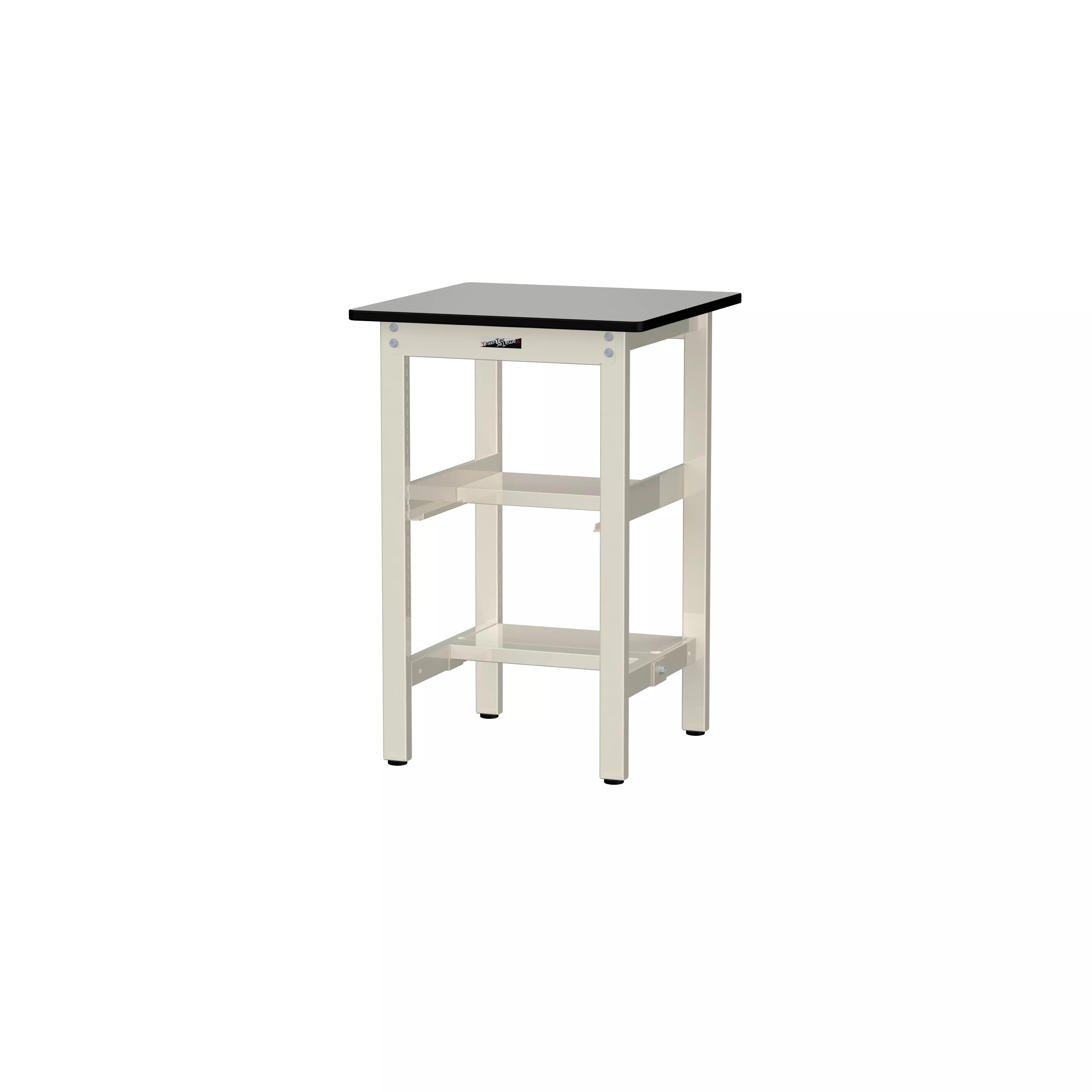 300シリーズ 固定式 中間棚付 H900mm(上下段半面棚板)