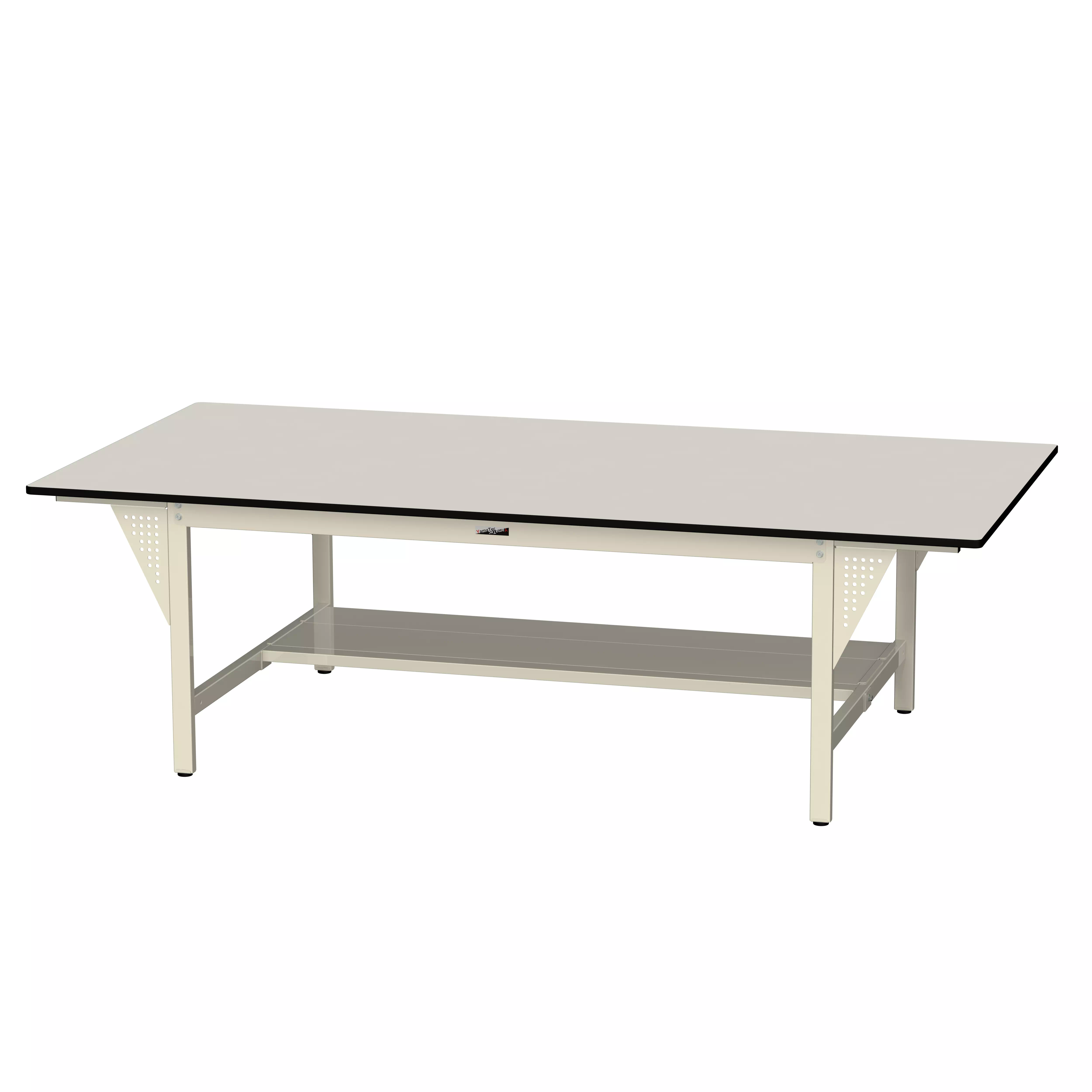 ワイドタイプ固定式 H740mm(半面棚板付)