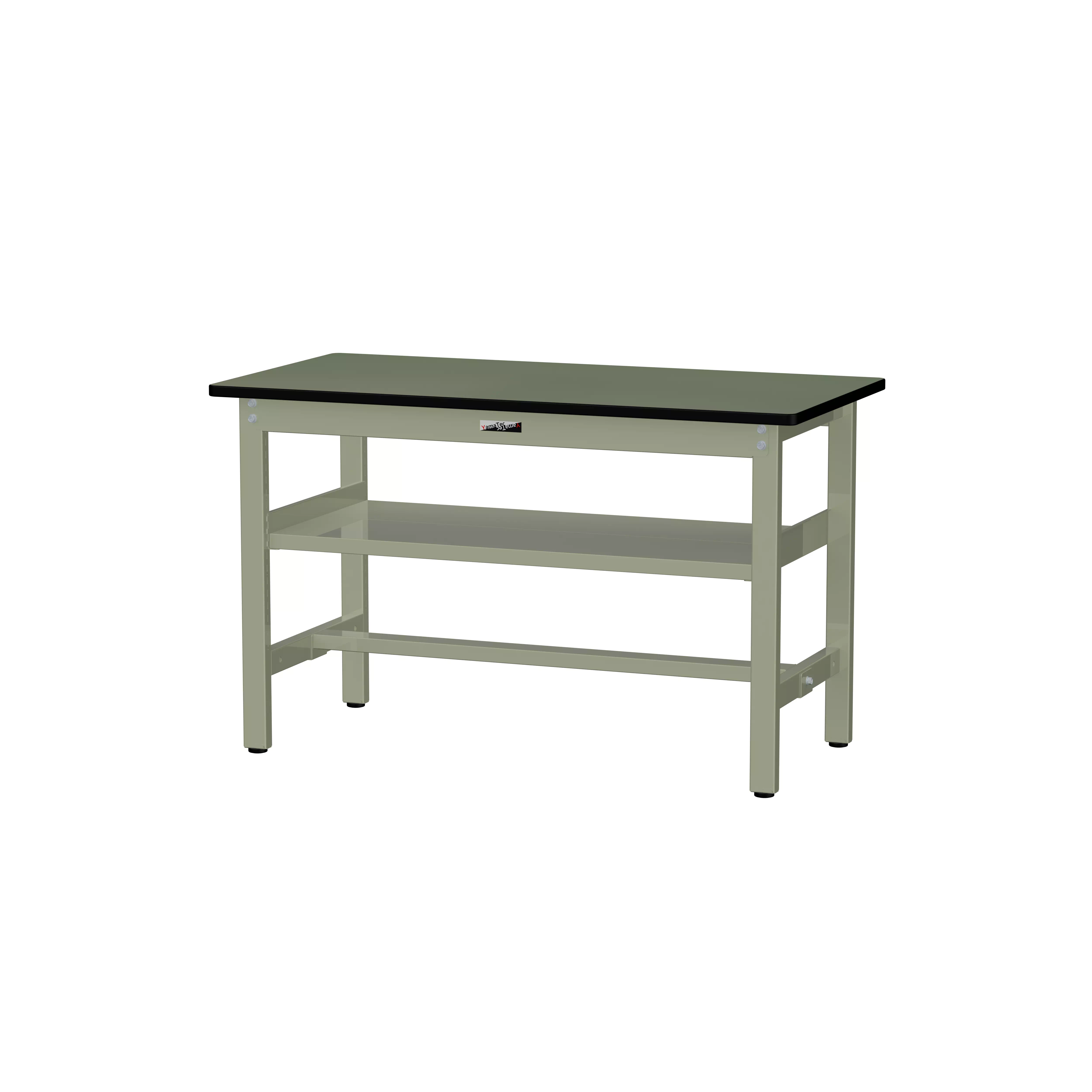 300シリーズ 固定式 中間棚付 H740mm（上段全面棚板）