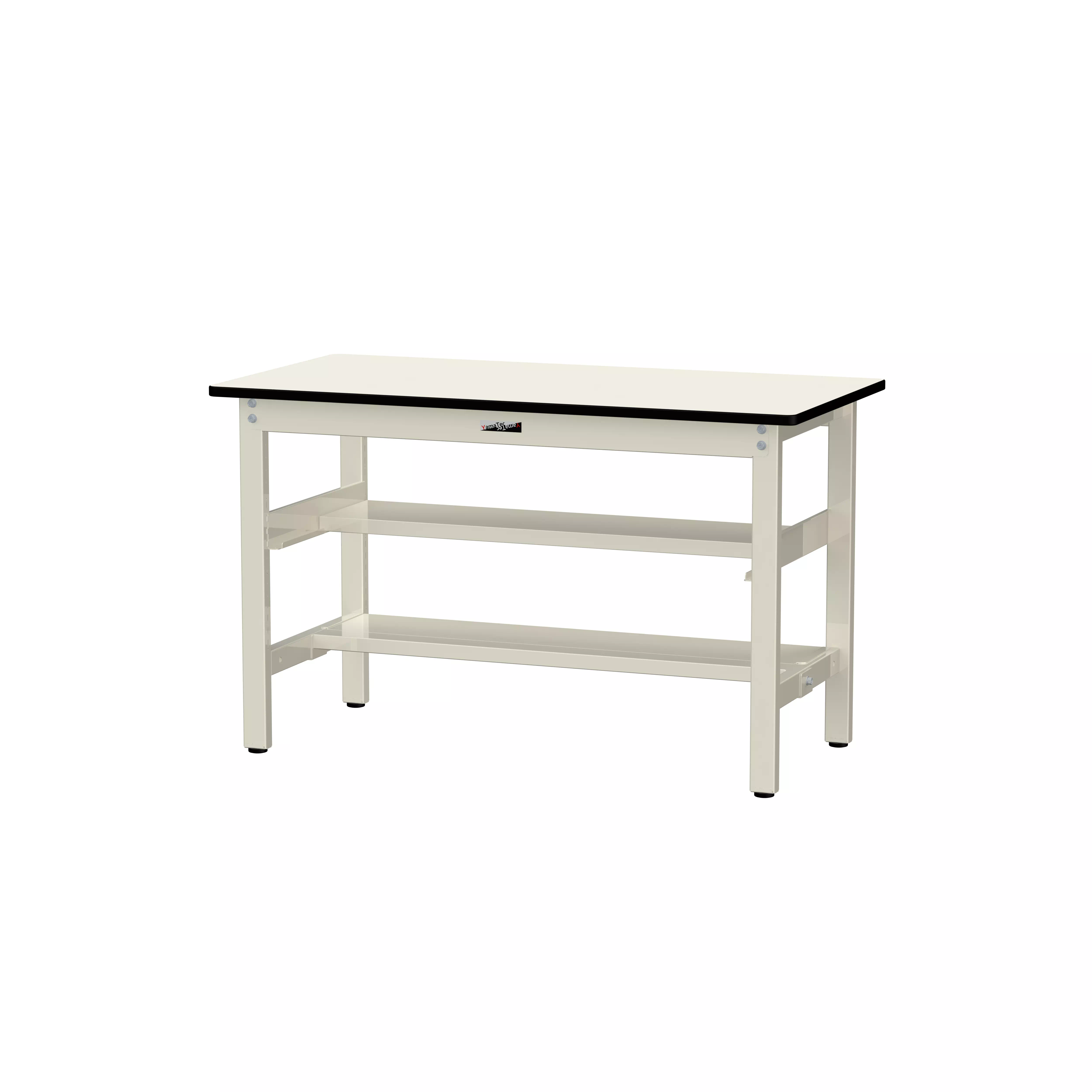 300シリーズ 固定式 中間棚付 H740mm(上下段半面棚板)