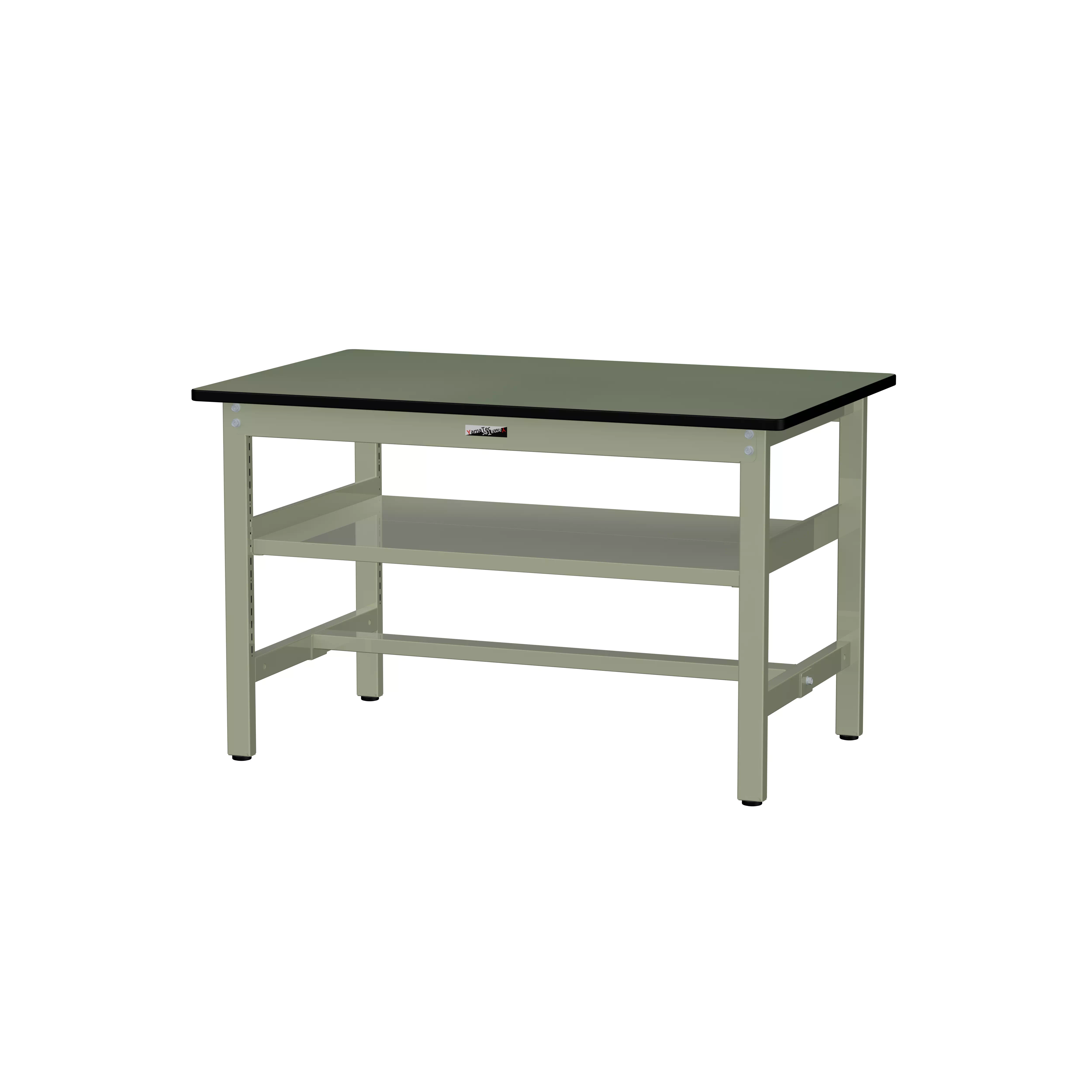 300シリーズ 固定式 中間棚付 H740mm(上段全面棚板)