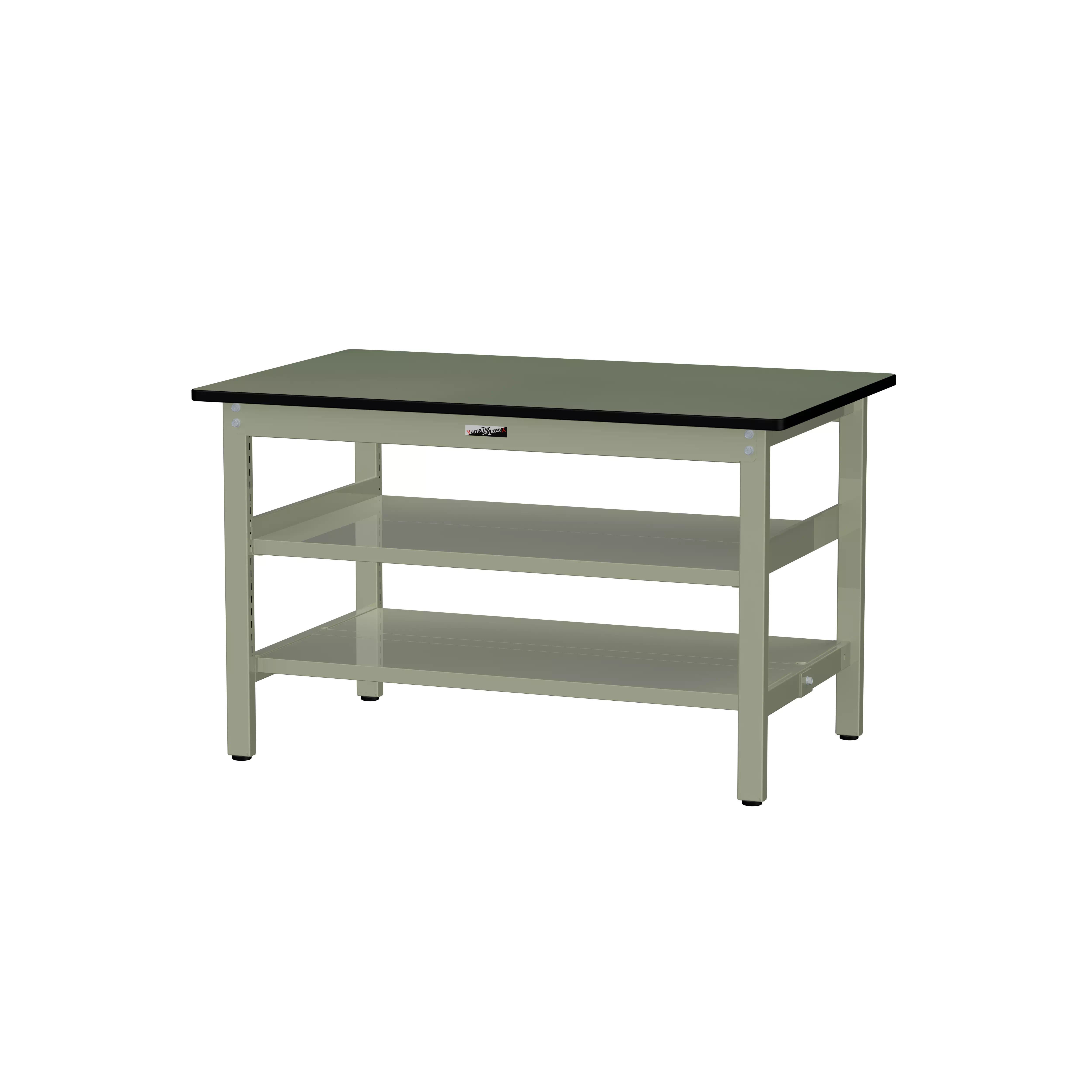 300シリーズ 固定式 中間棚付 H740mm（上下段全面棚板）