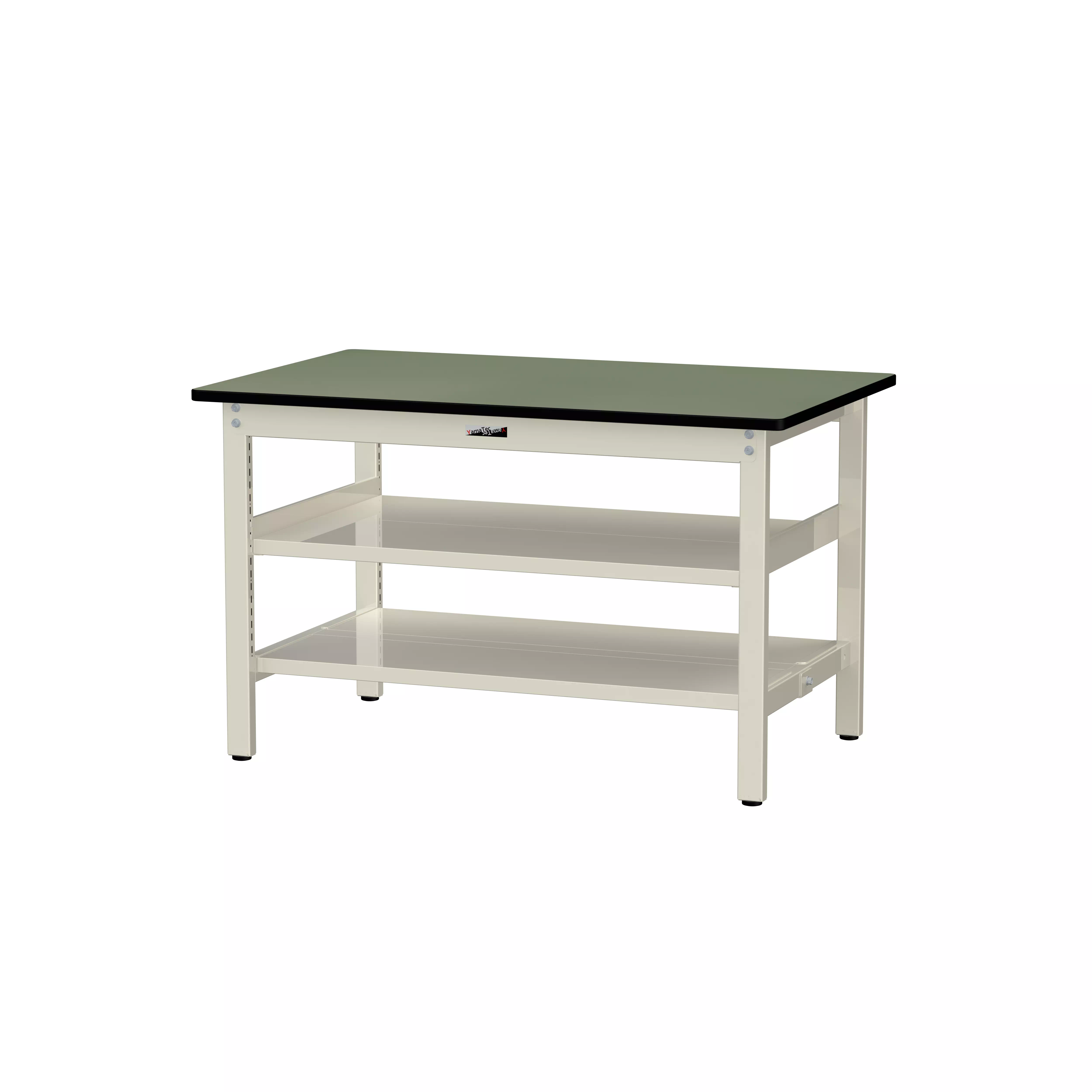 300シリーズ 固定式 中間棚付 H740mm（上下段全面棚板）