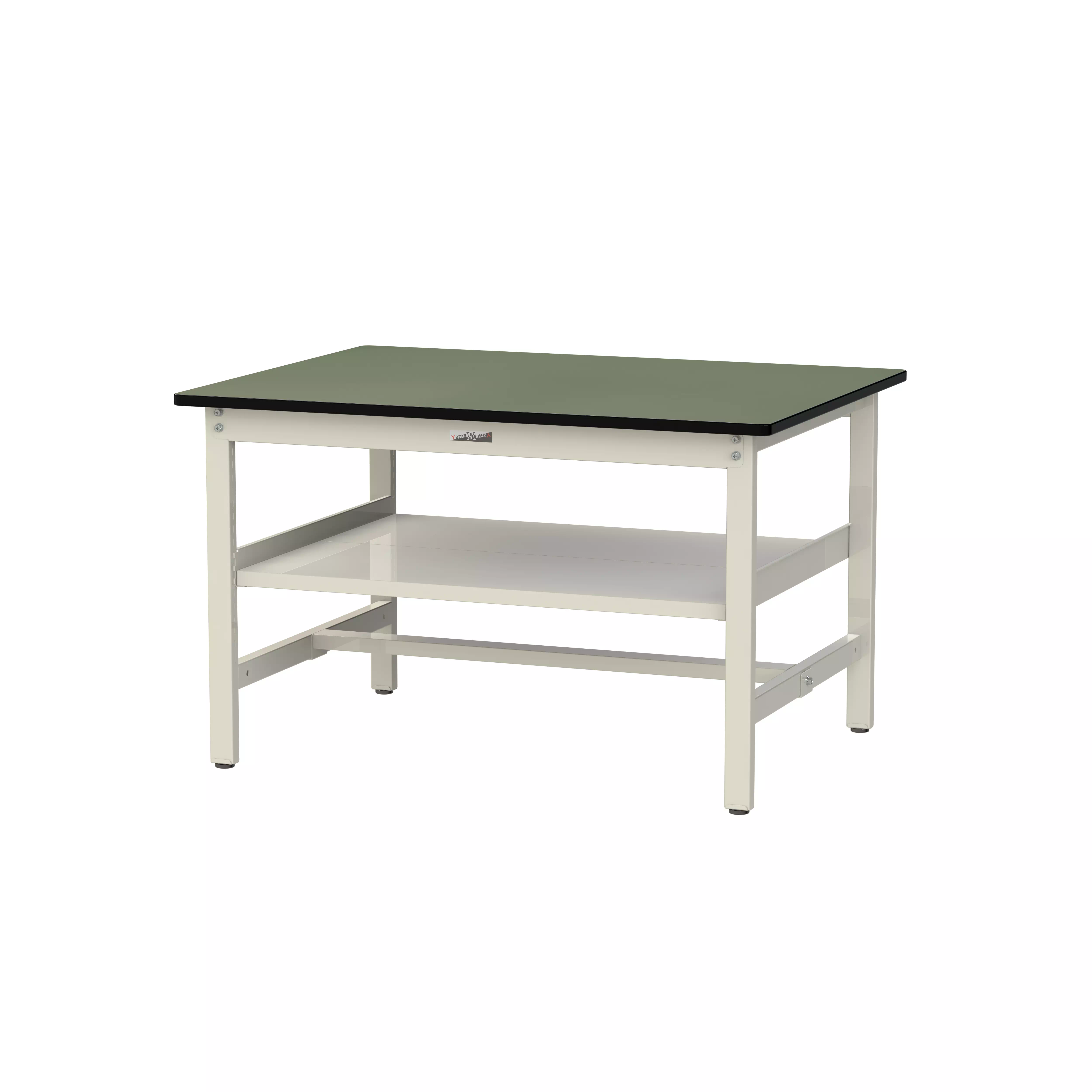 300シリーズ 固定式 中間棚付 H740mm（上段全面棚板）