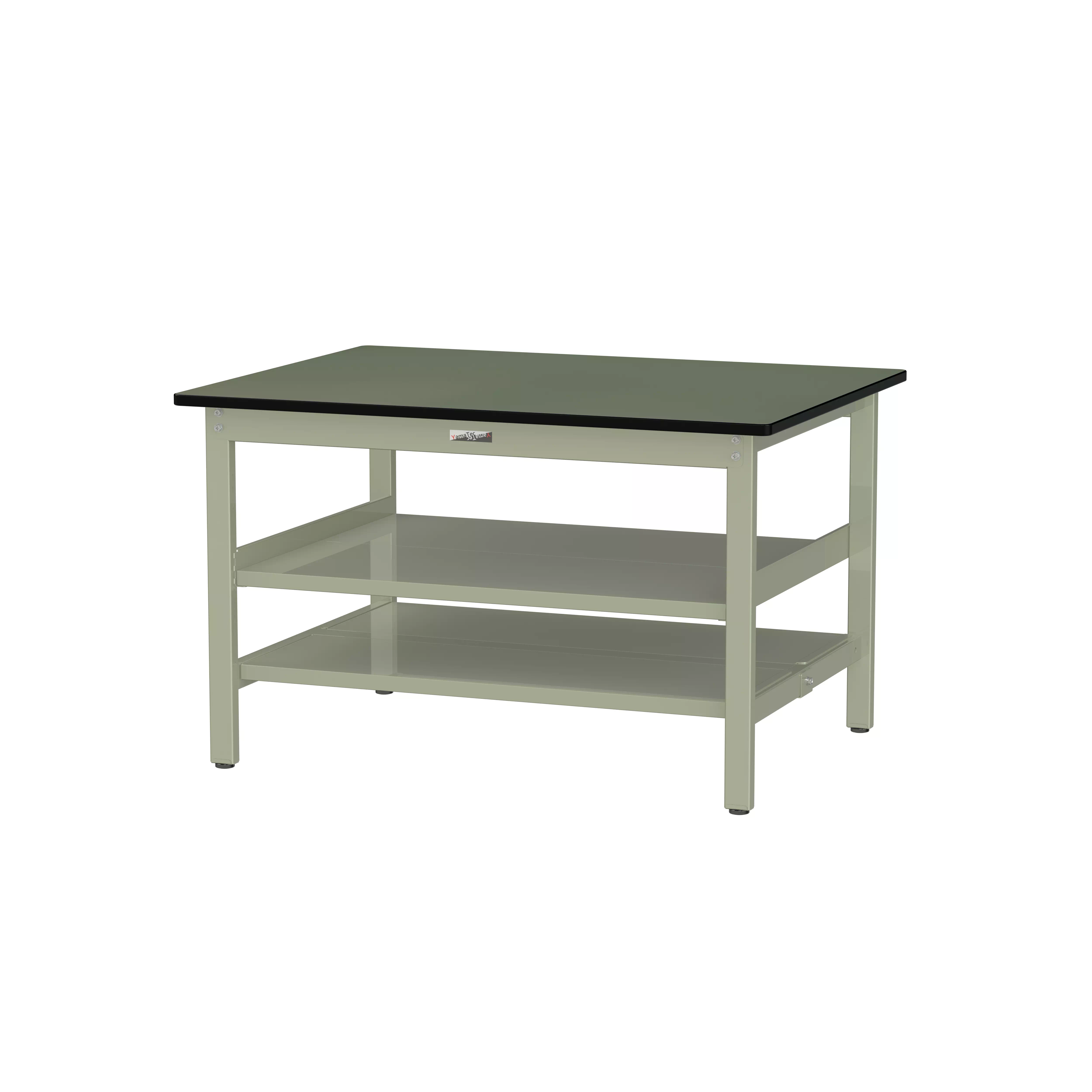 300シリーズ 固定式 中間棚付 H740mm(上下段全面棚板)