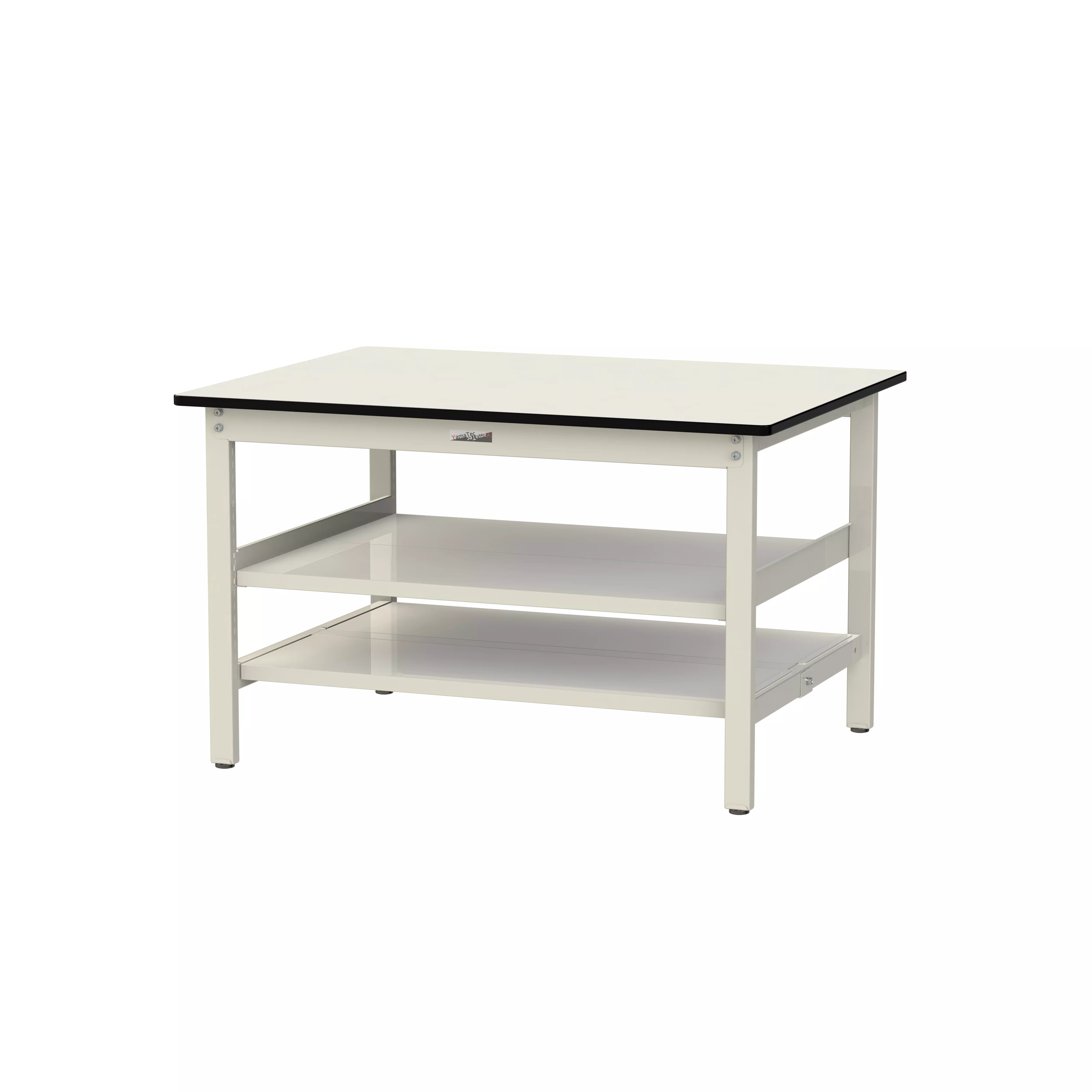 300シリーズ 固定式 中間棚付 H740mm（上下段全面棚板）