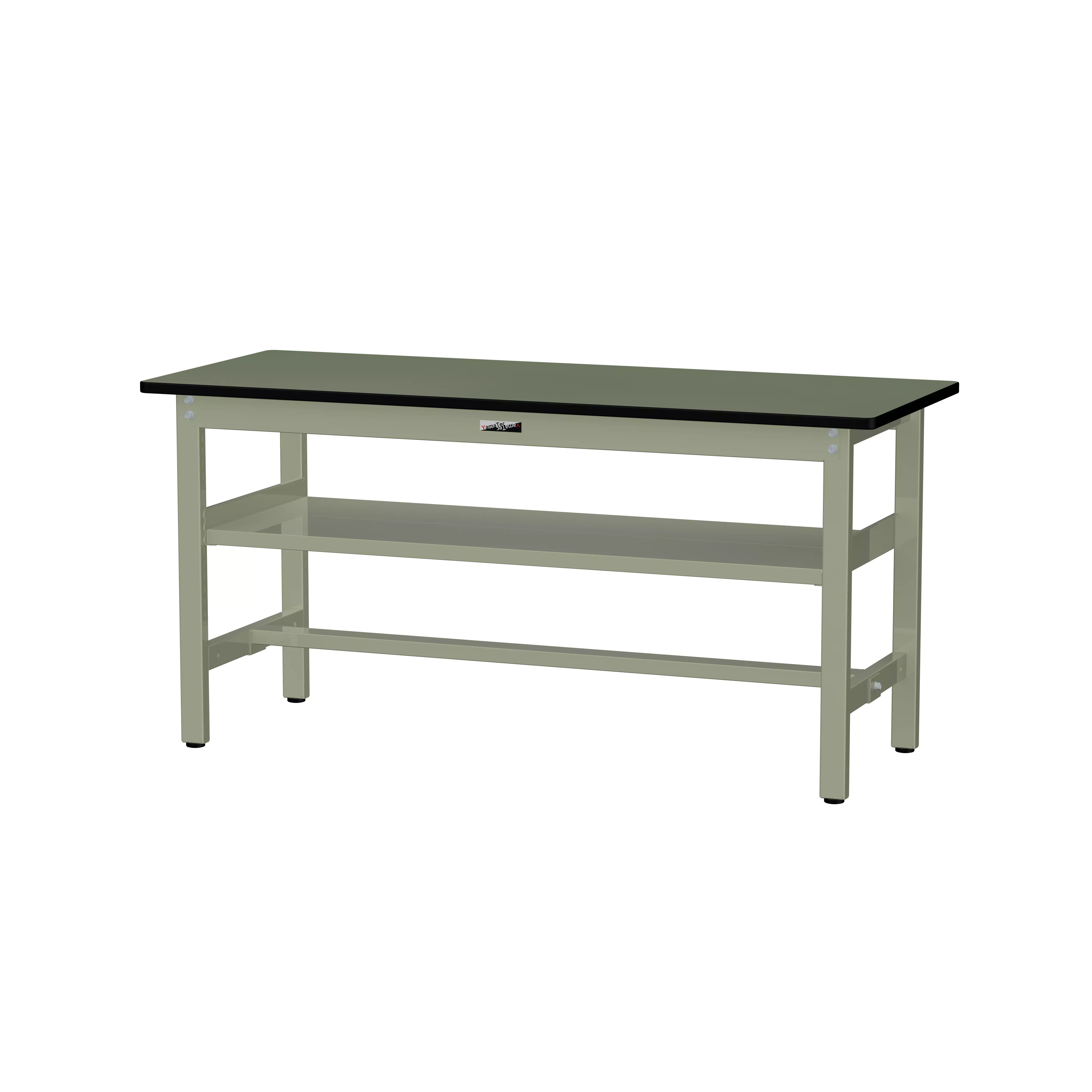 300シリーズ 固定式 中間棚付 H740mm(上段全面棚板)