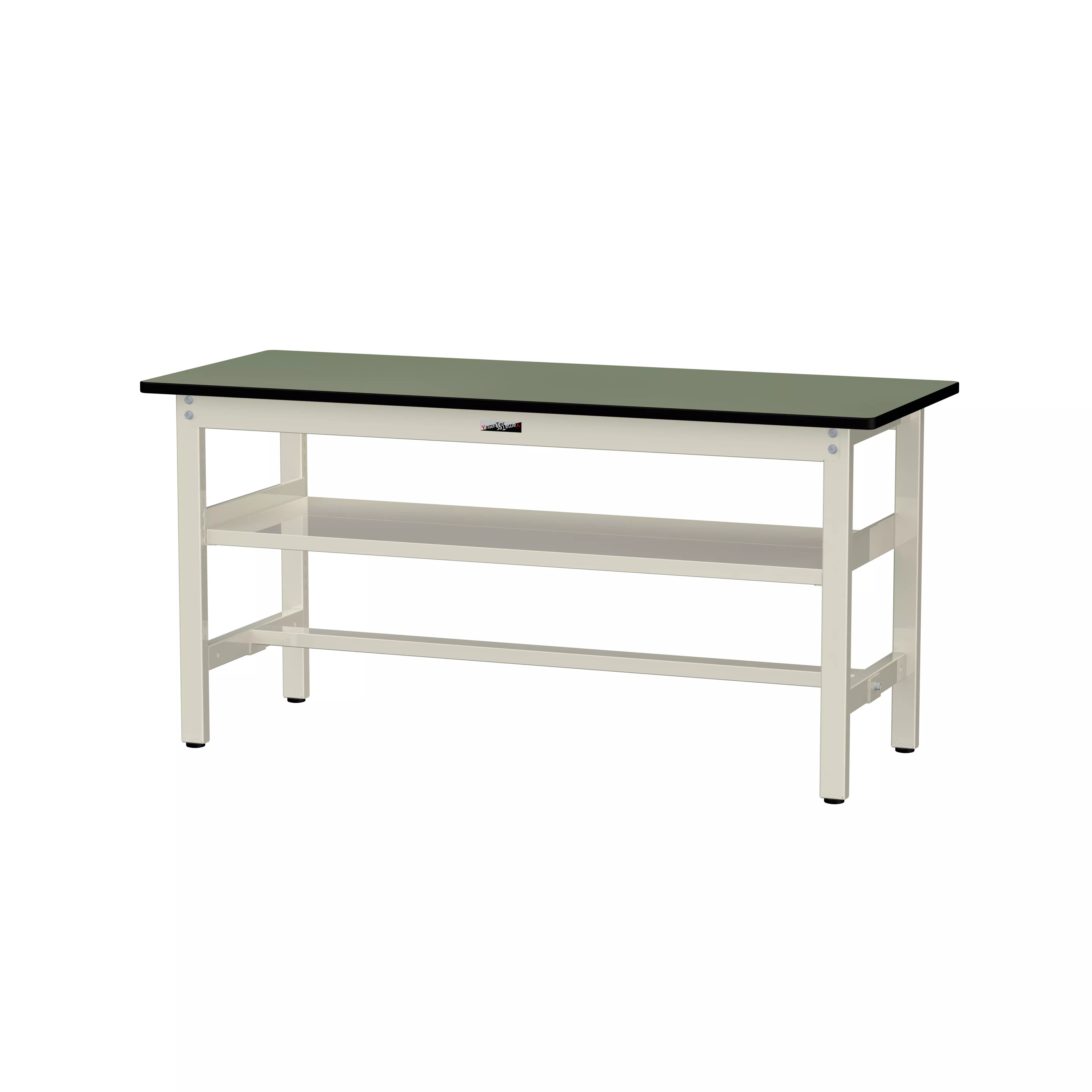 300シリーズ 固定式 中間棚付 H740mm（上段全面棚板）