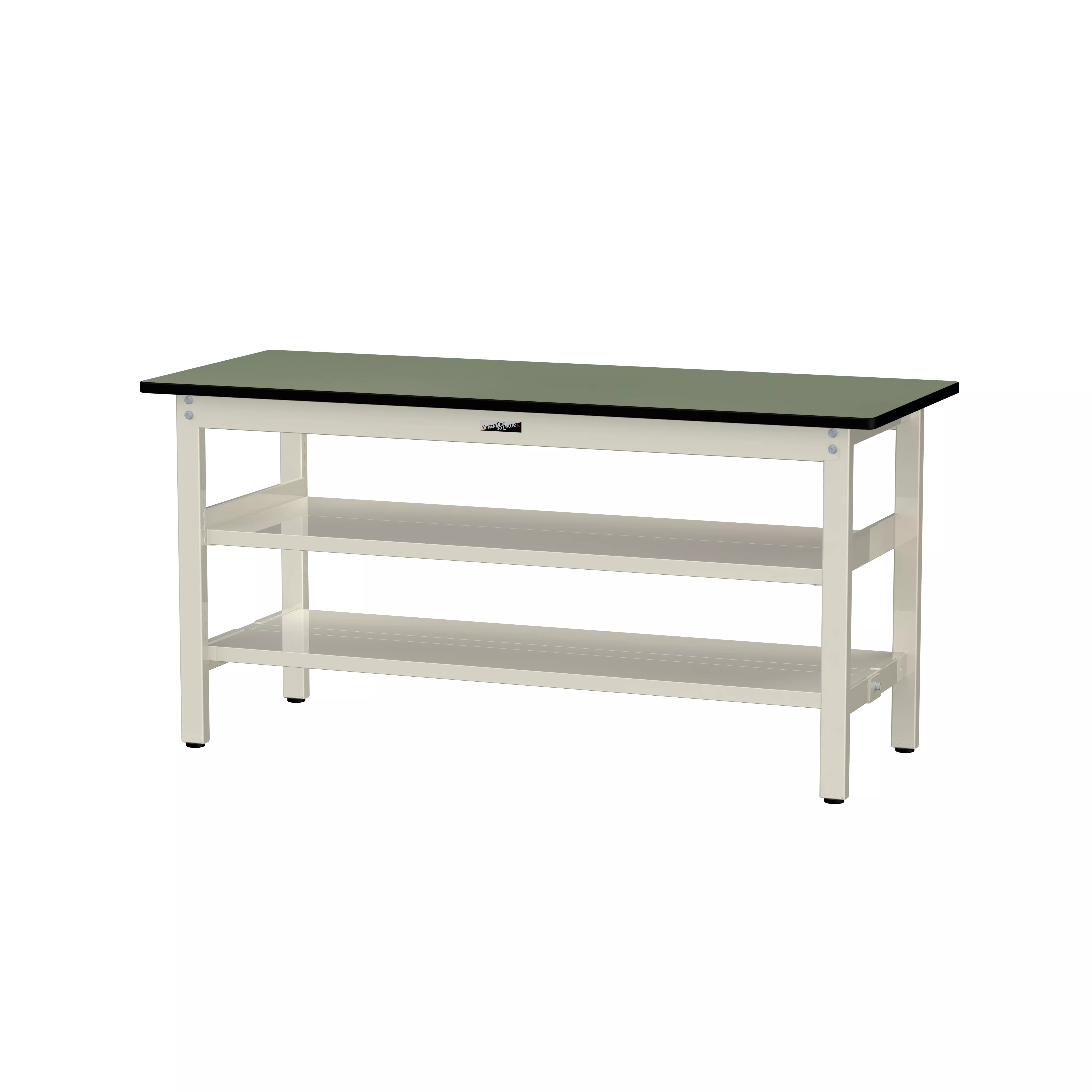 300シリーズ 固定式 中間棚付 H740mm(上下段全面棚板)