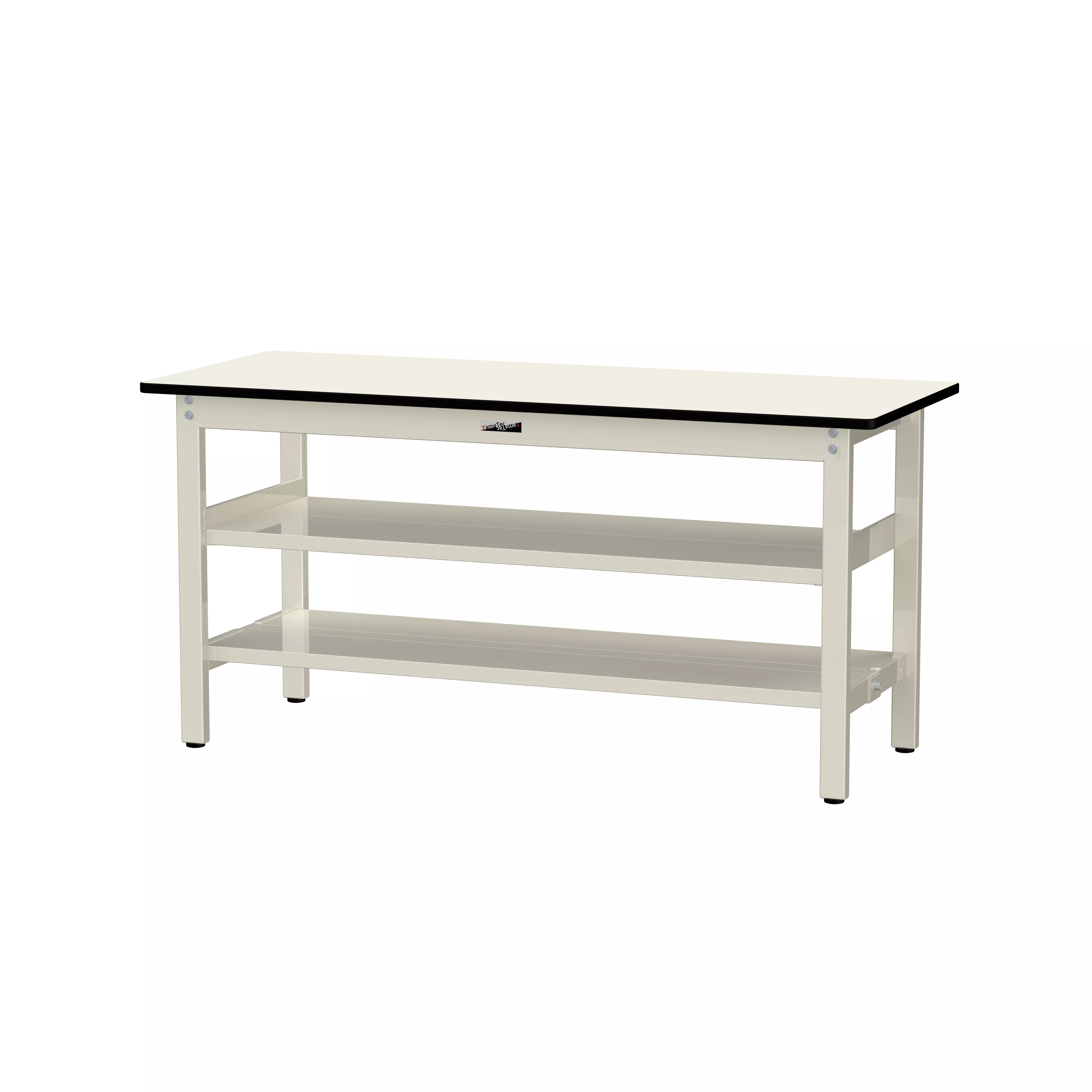 300シリーズ 固定式 中間棚付 H740mm(上下段全面棚板)