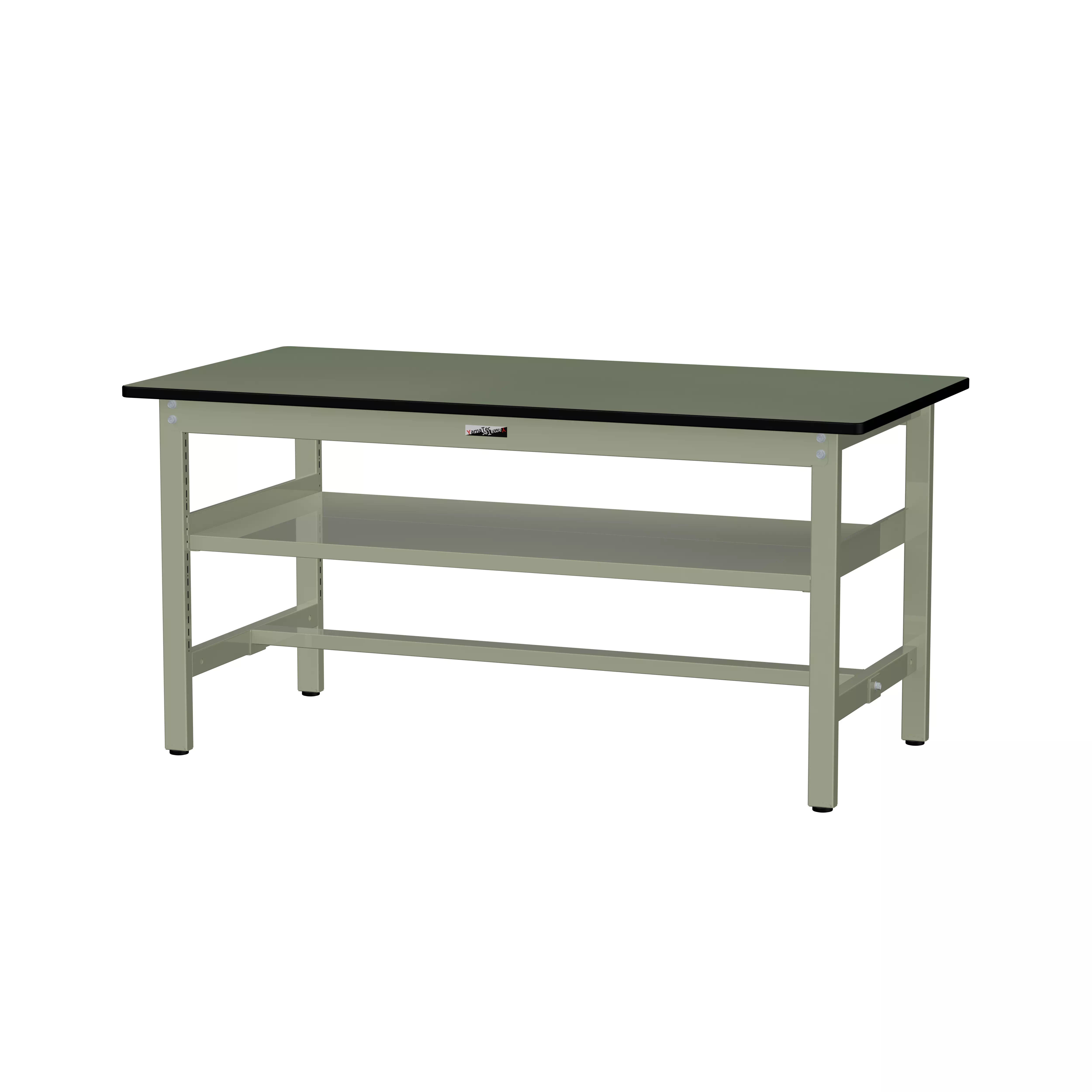 300シリーズ 固定式 中間棚付 H740mm（上段全面棚板）