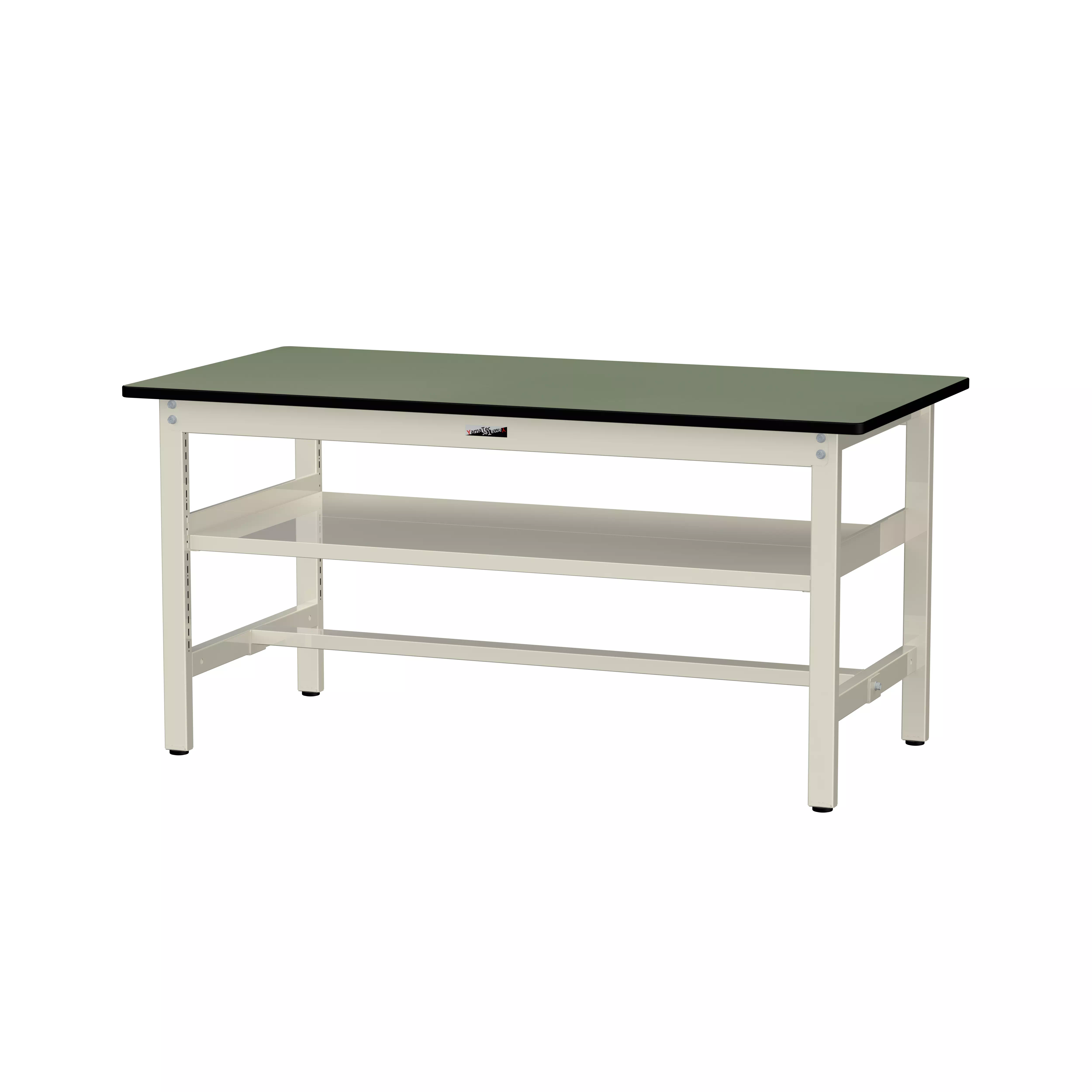 300シリーズ 固定式 中間棚付 H740mm(上段全面棚板)