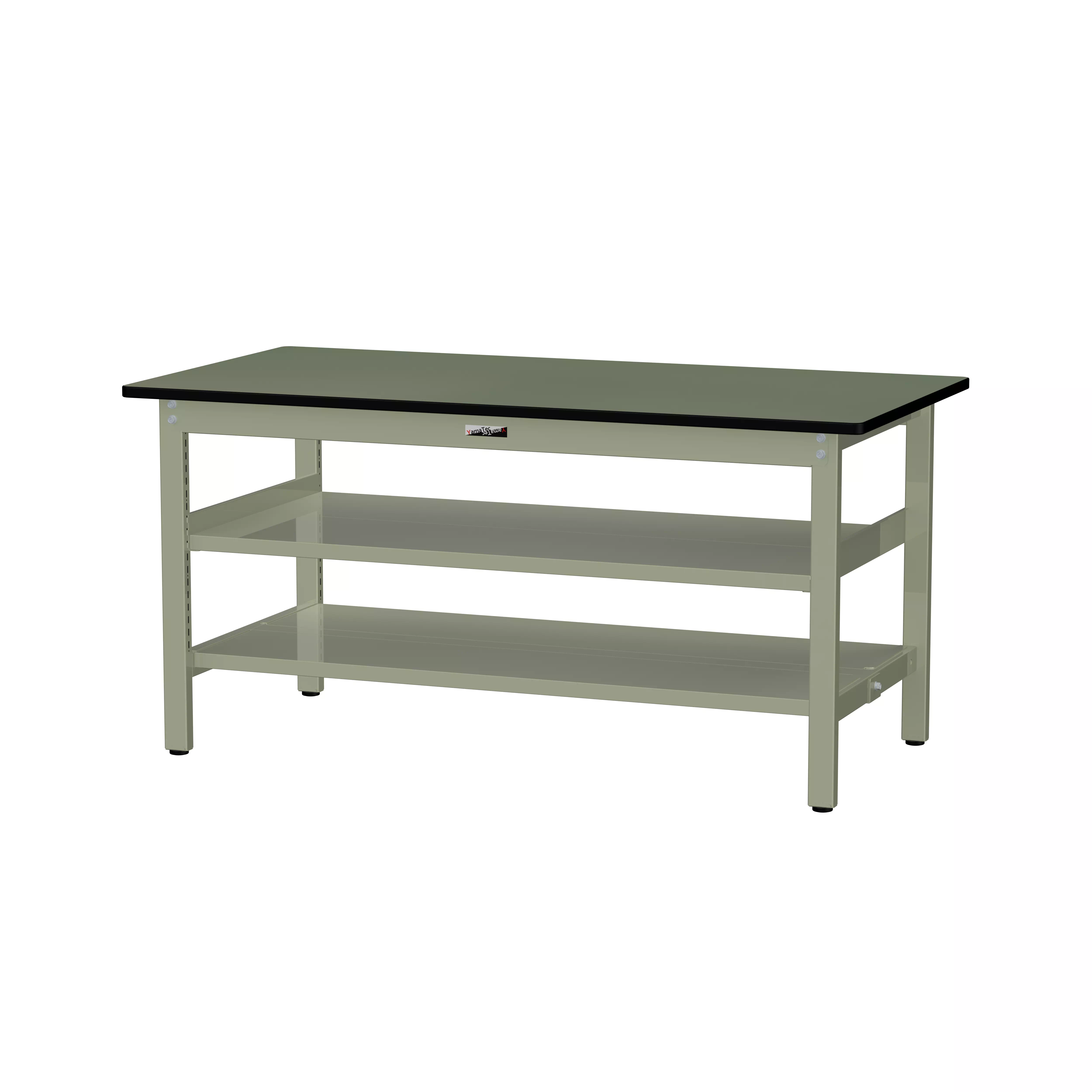 300シリーズ 固定式 中間棚付 H740mm（上下段全面棚板）