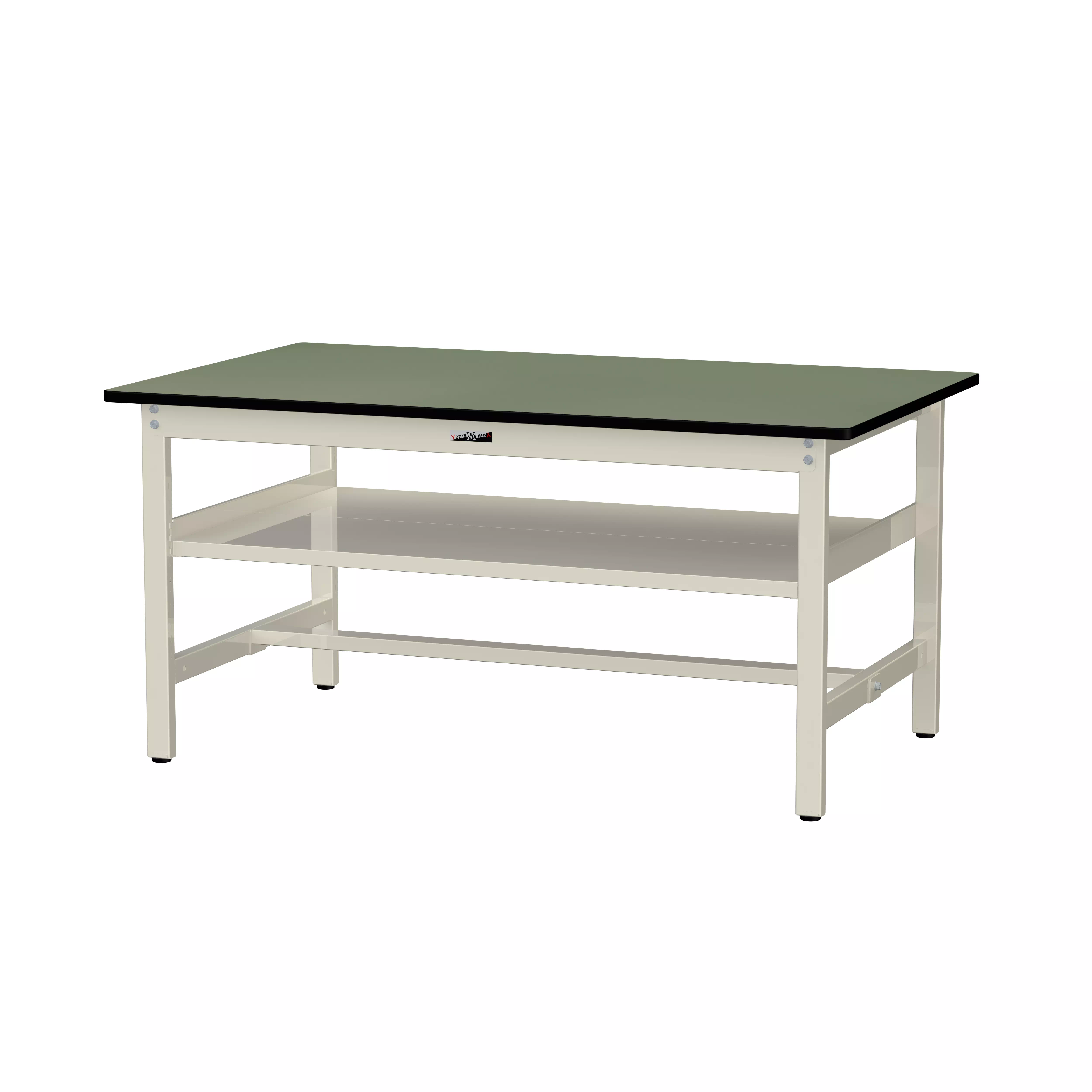 300シリーズ 固定式 中間棚付 H740mm(上段全面棚板)