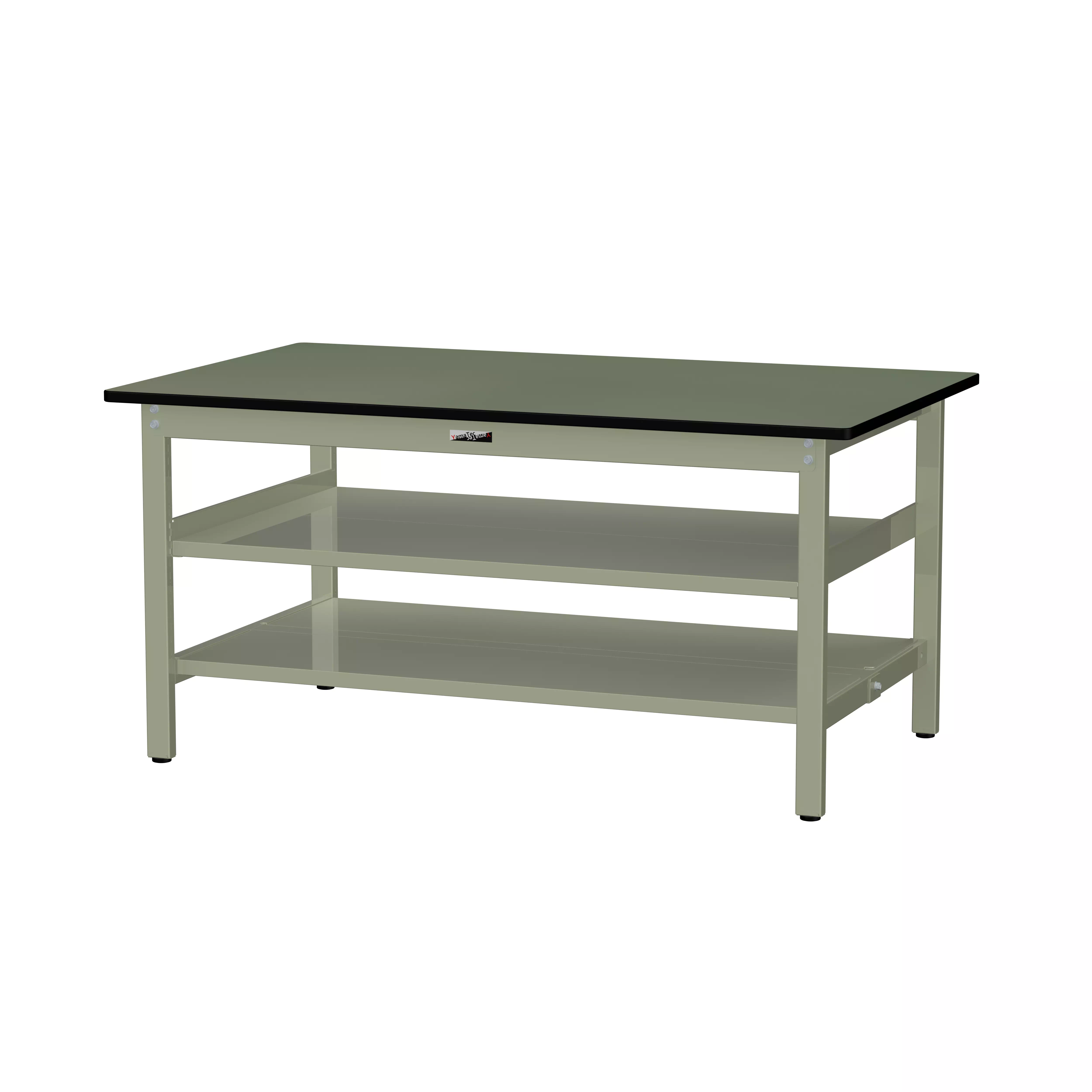 300シリーズ 固定式 中間棚付 H740mm(上下段全面棚板)