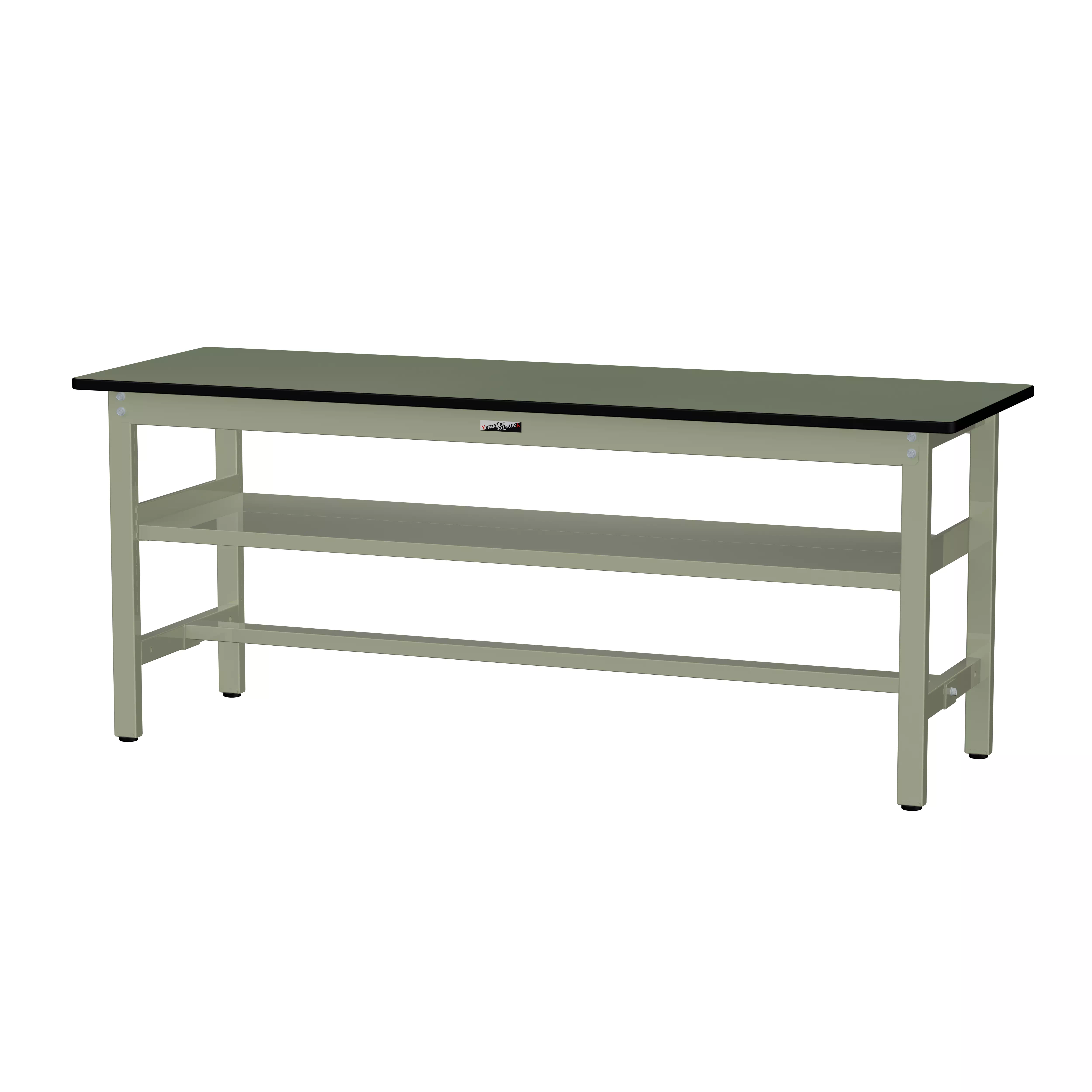 300シリーズ 固定式 中間棚付 H740mm(上段全面棚板)