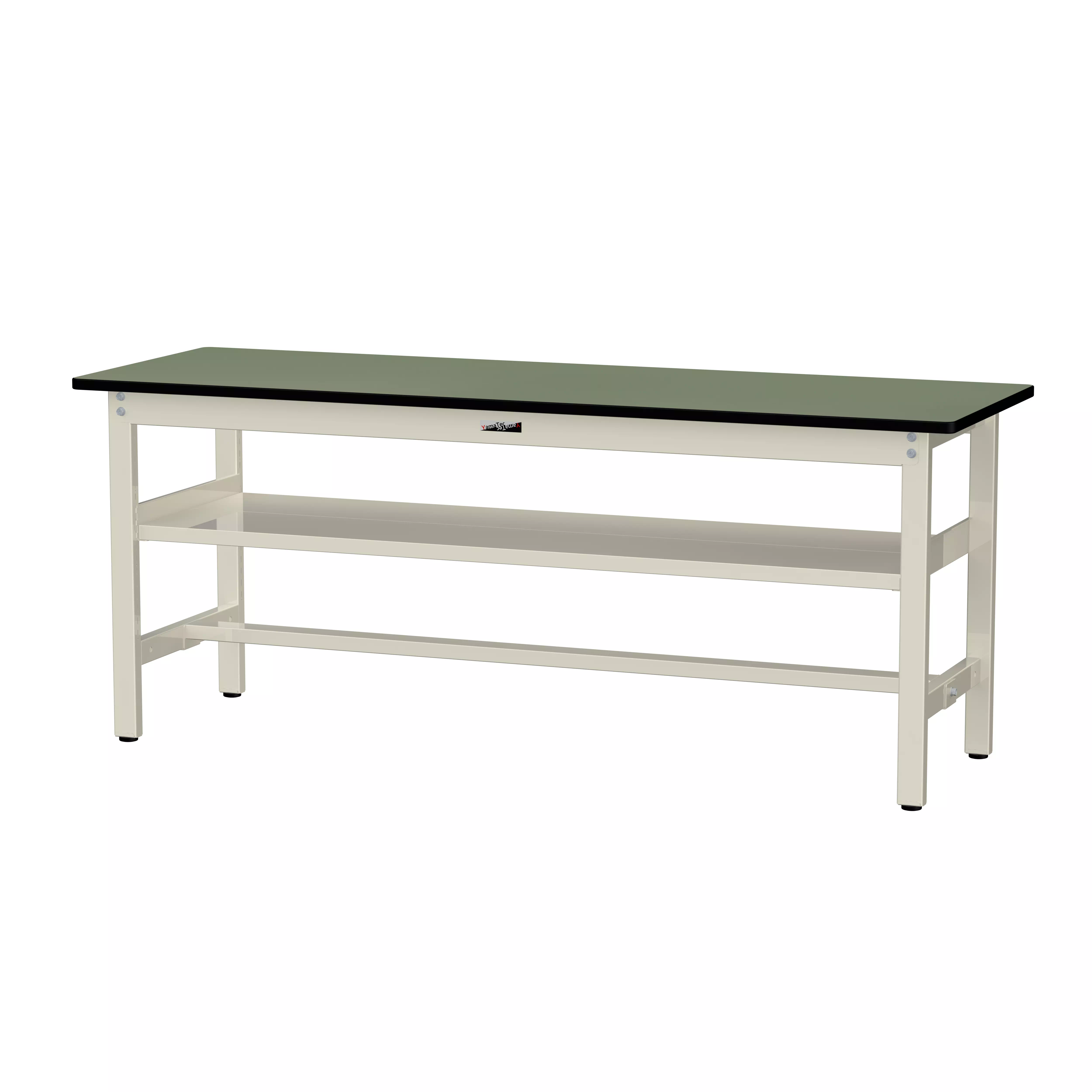 300シリーズ 固定式 中間棚付 H740mm（上段全面棚板）