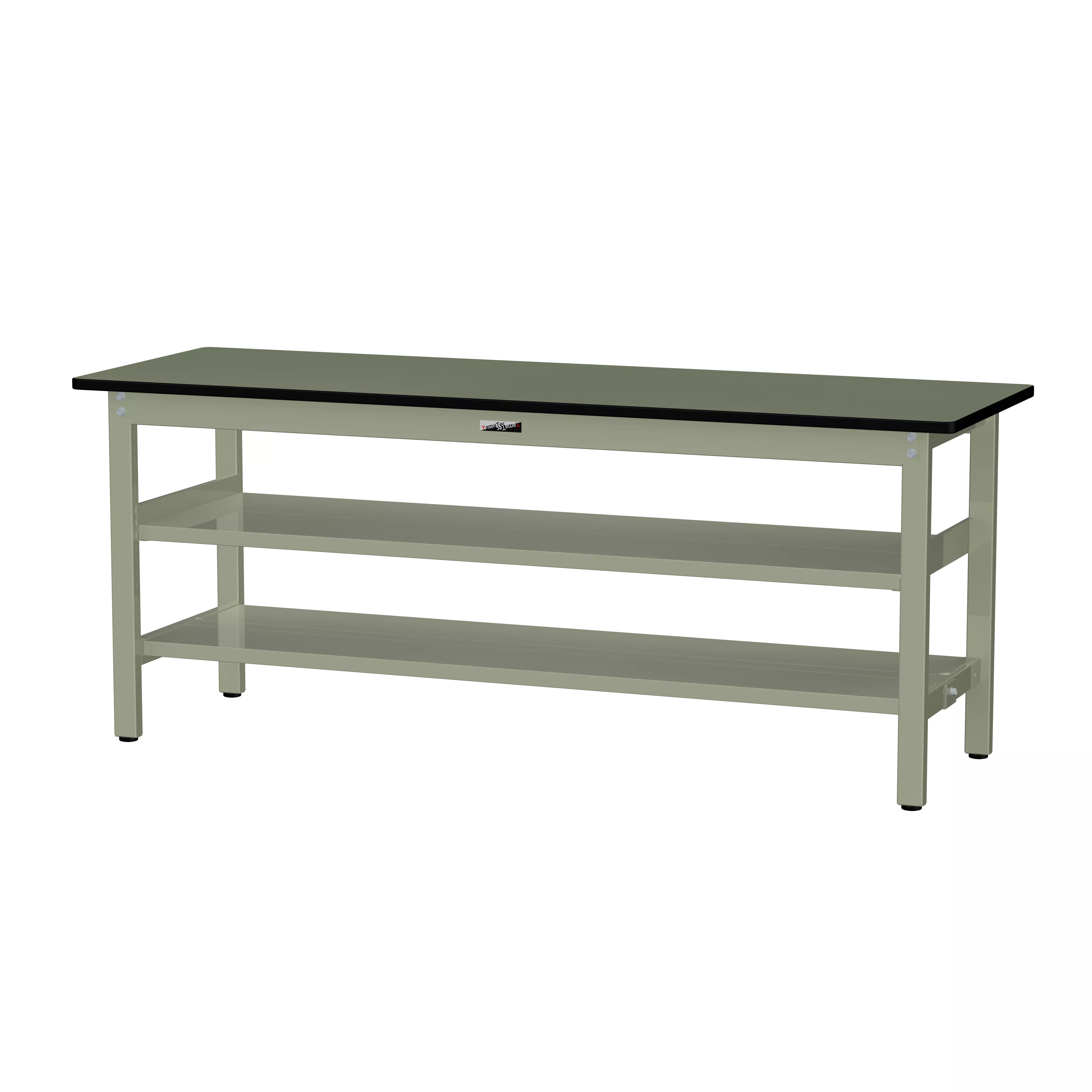 300シリーズ 固定式 中間棚付 H740mm(上下段全面棚板)