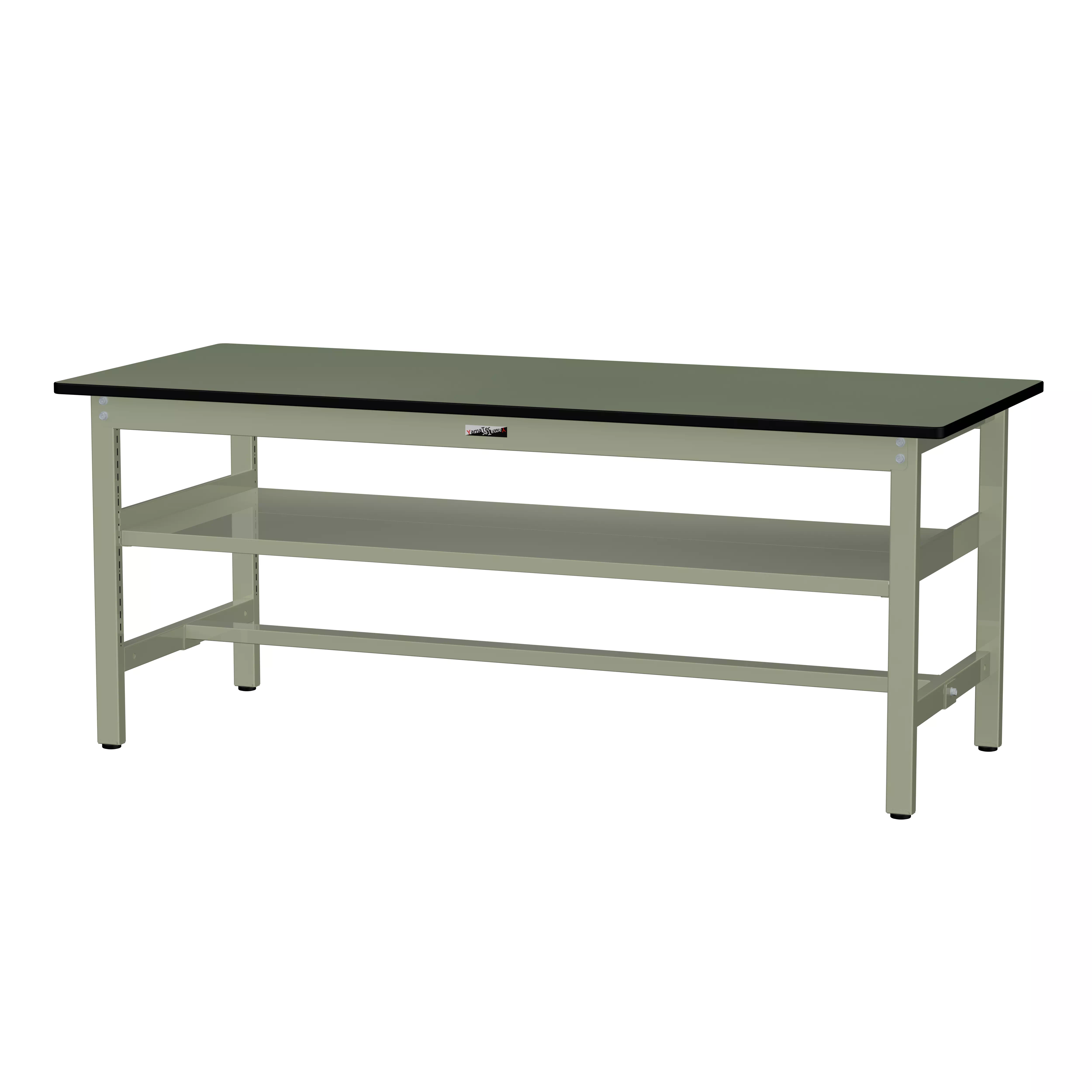 300シリーズ 固定式 中間棚付 H740mm(上段全面棚板)