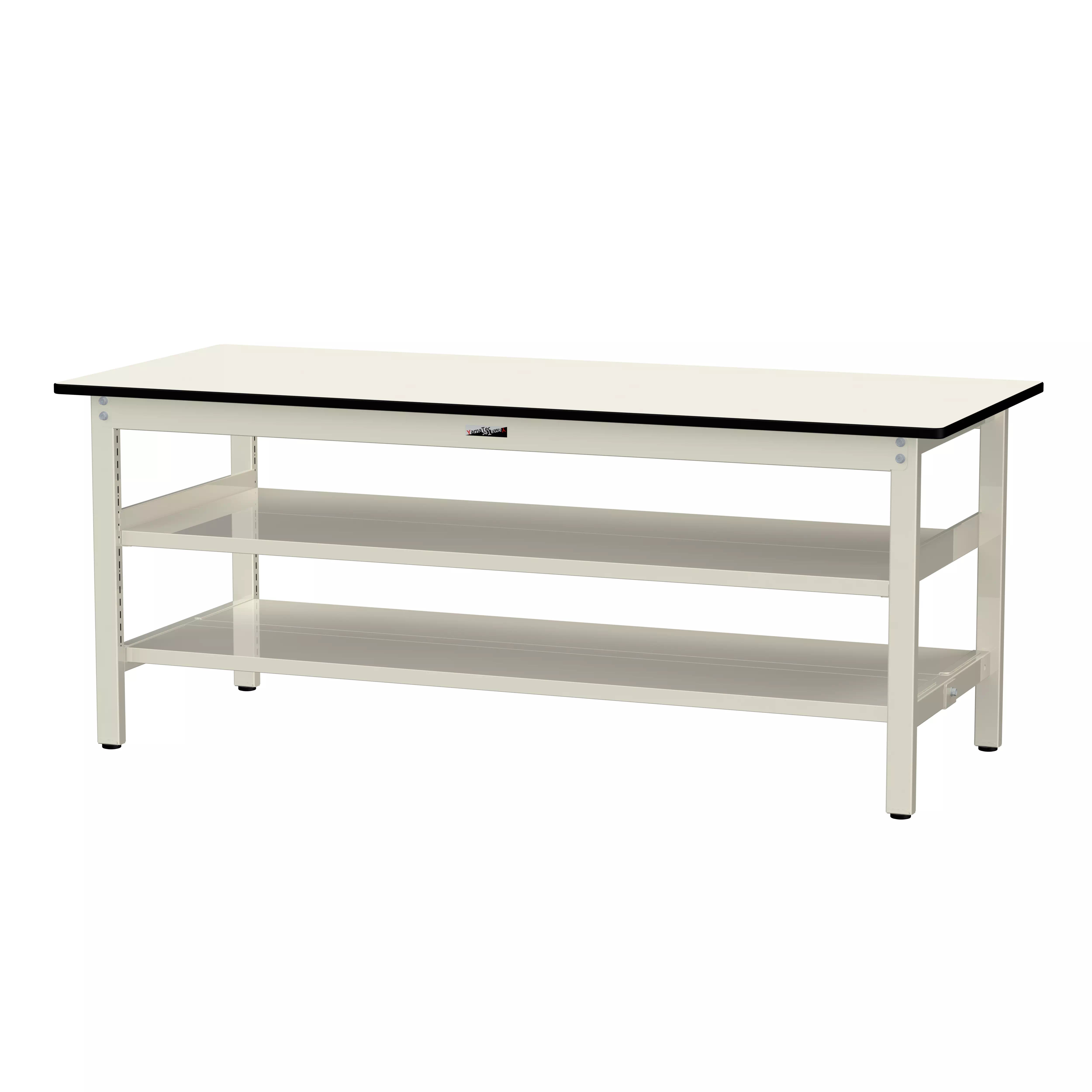 300シリーズ 固定式 中間棚付 H740mm（上下段全面棚板）