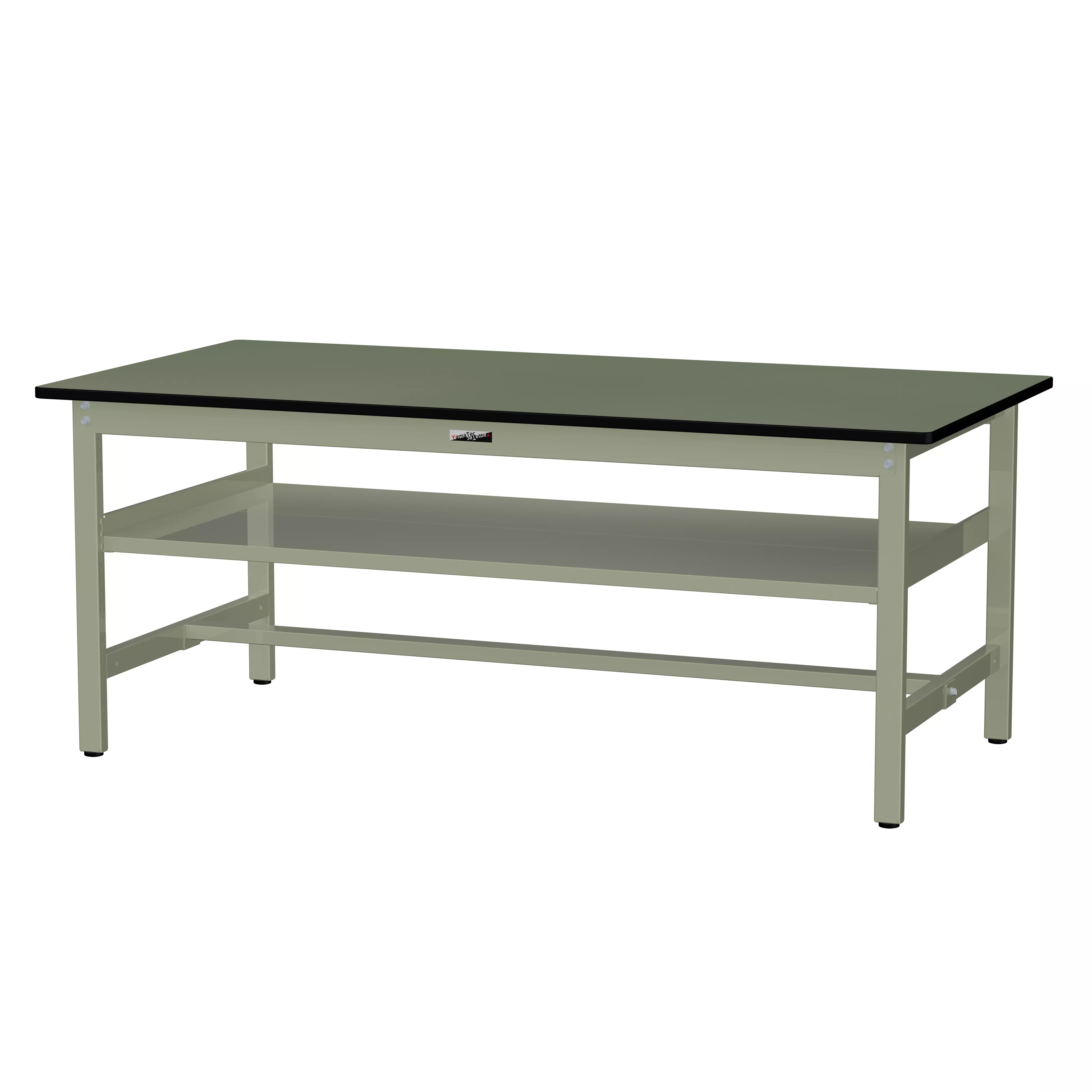 300シリーズ 固定式 中間棚付 H740mm(上段全面棚板)