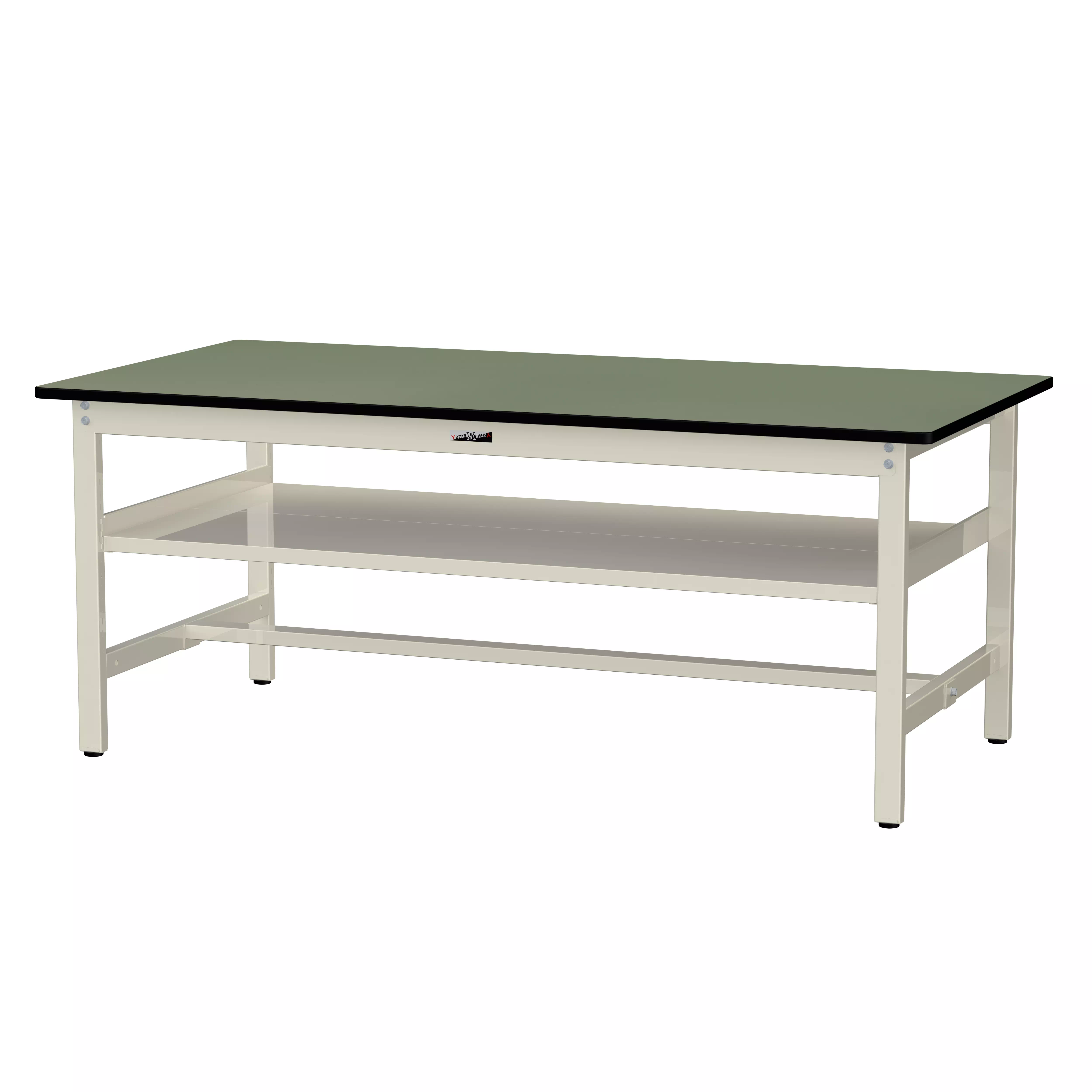 300シリーズ 固定式 中間棚付 H740mm（上段全面棚板）