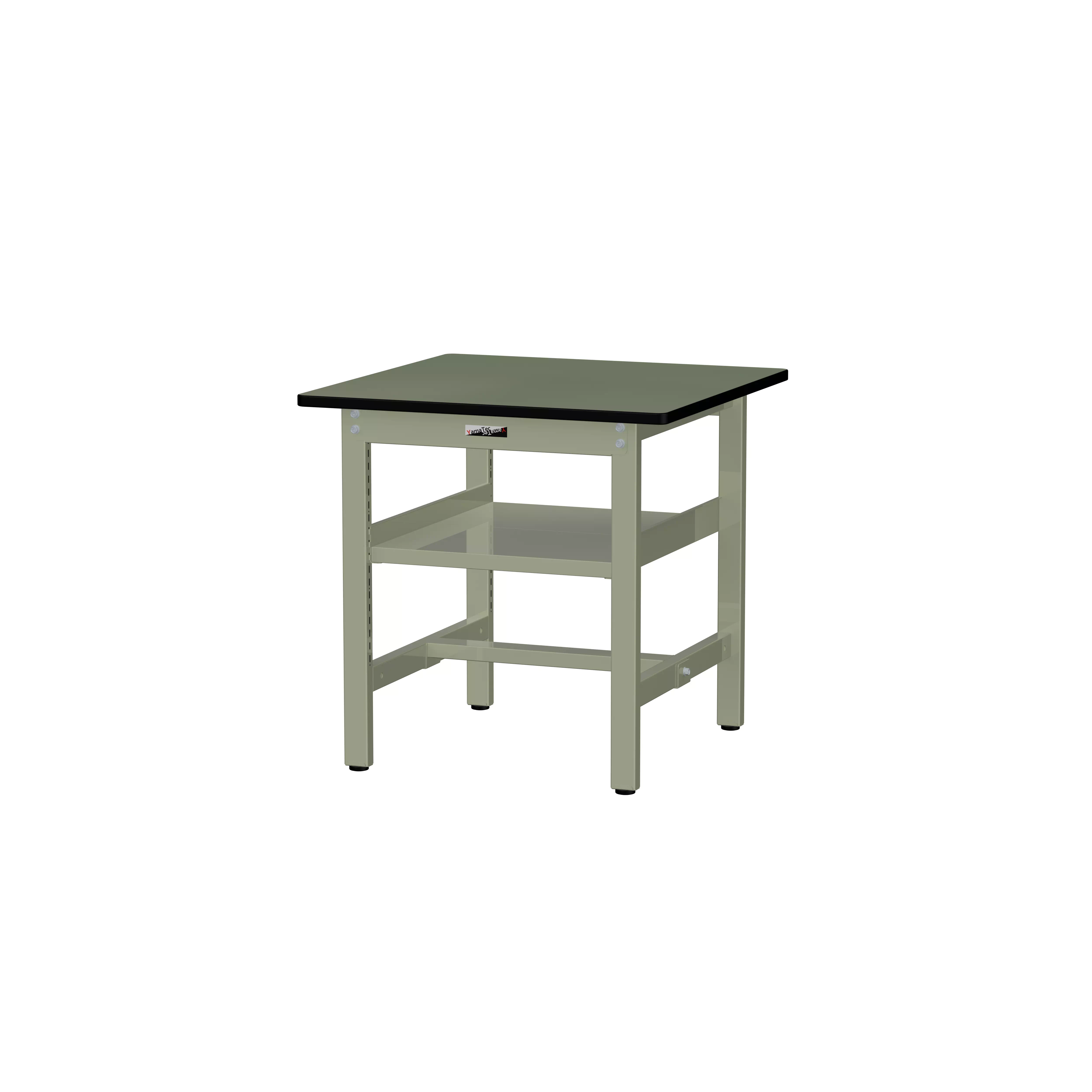 300シリーズ 固定式 中間棚付 H740mm（上段全面棚板）