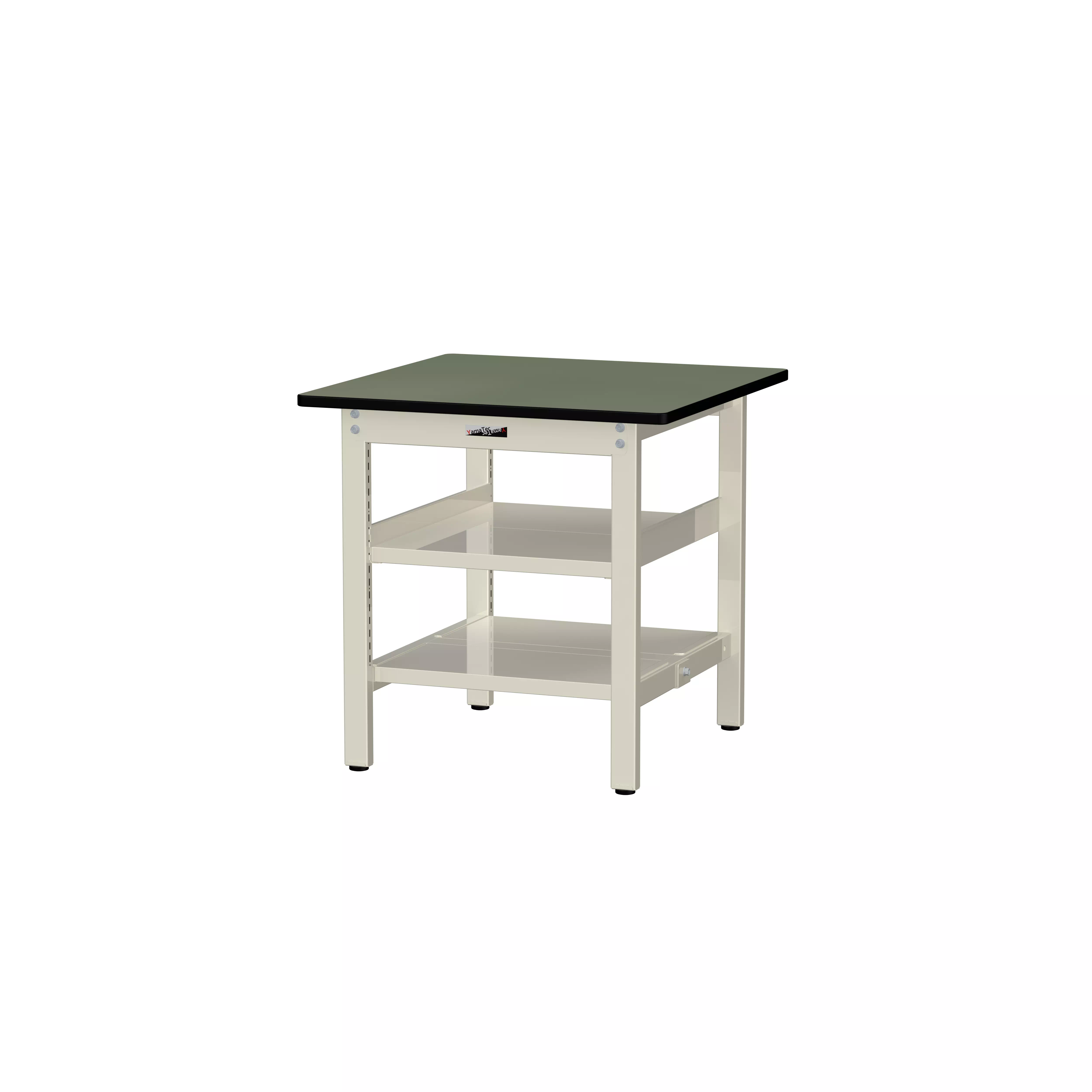 300シリーズ 固定式 中間棚付 H740mm(上下段全面棚板)