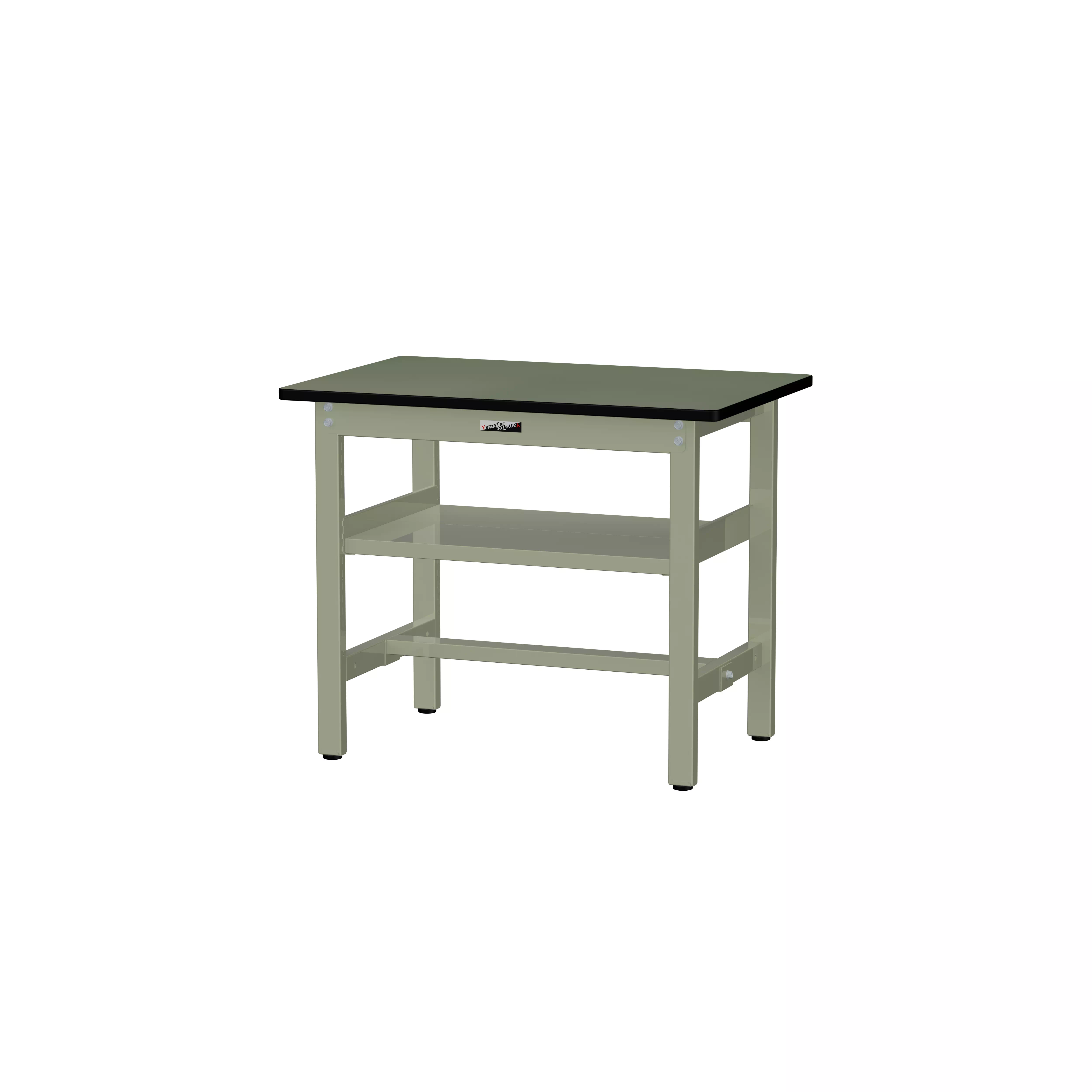 300シリーズ 固定式 中間棚付 H740mm(上段全面棚板)