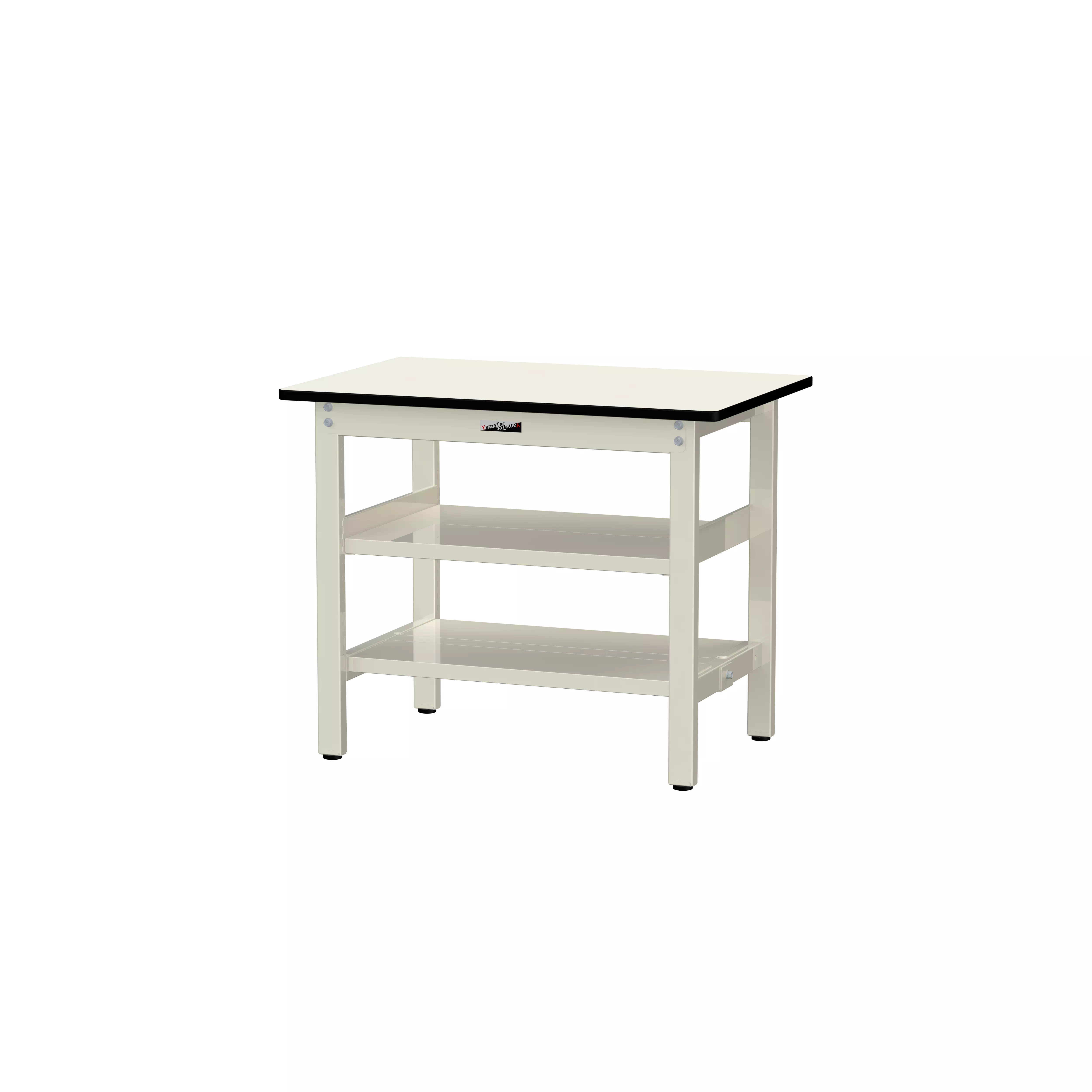 300シリーズ 固定式 中間棚付 H740mm(上下段全面棚板)